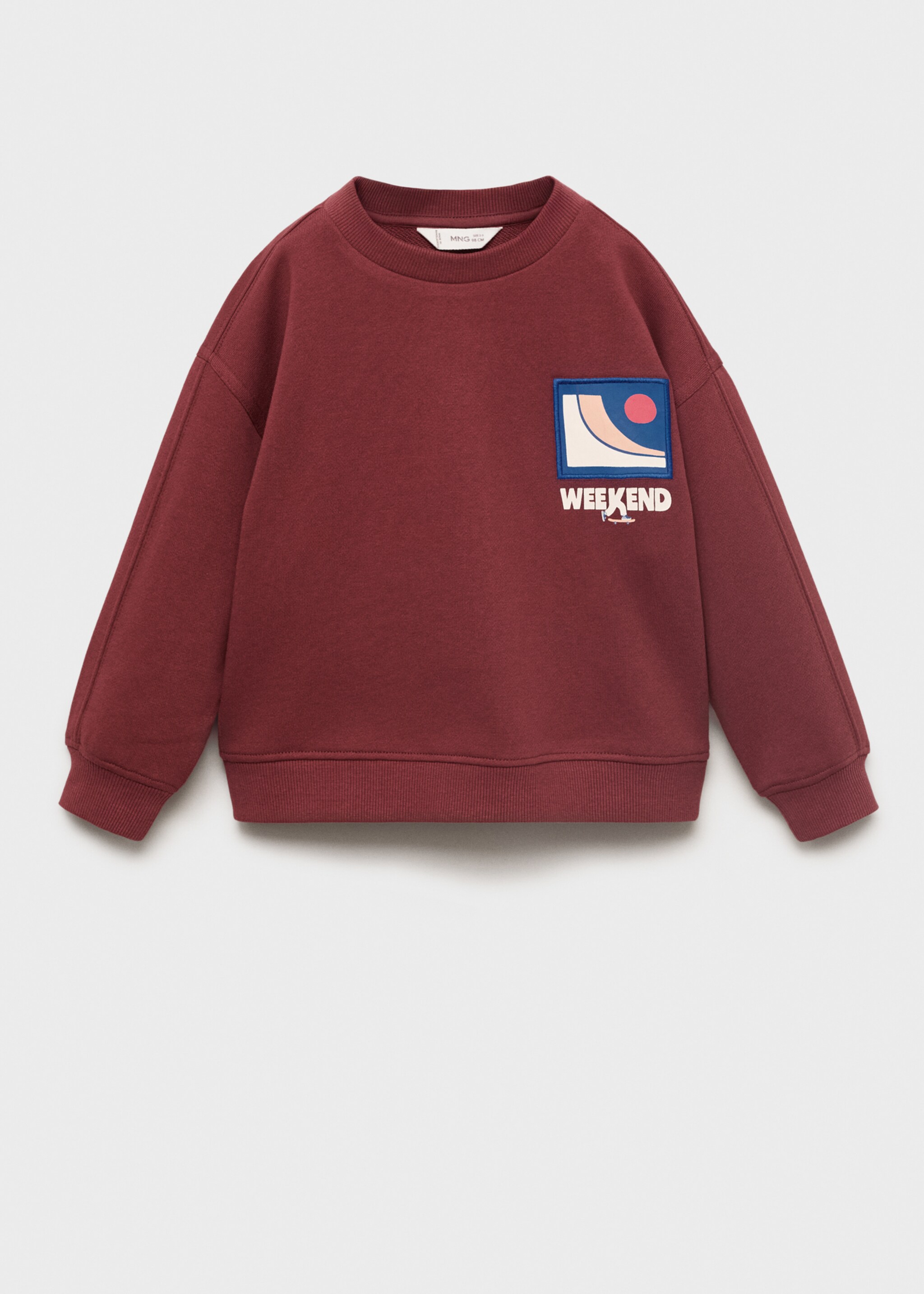 Sudadera estampada mensaje - Artículo sin modelo