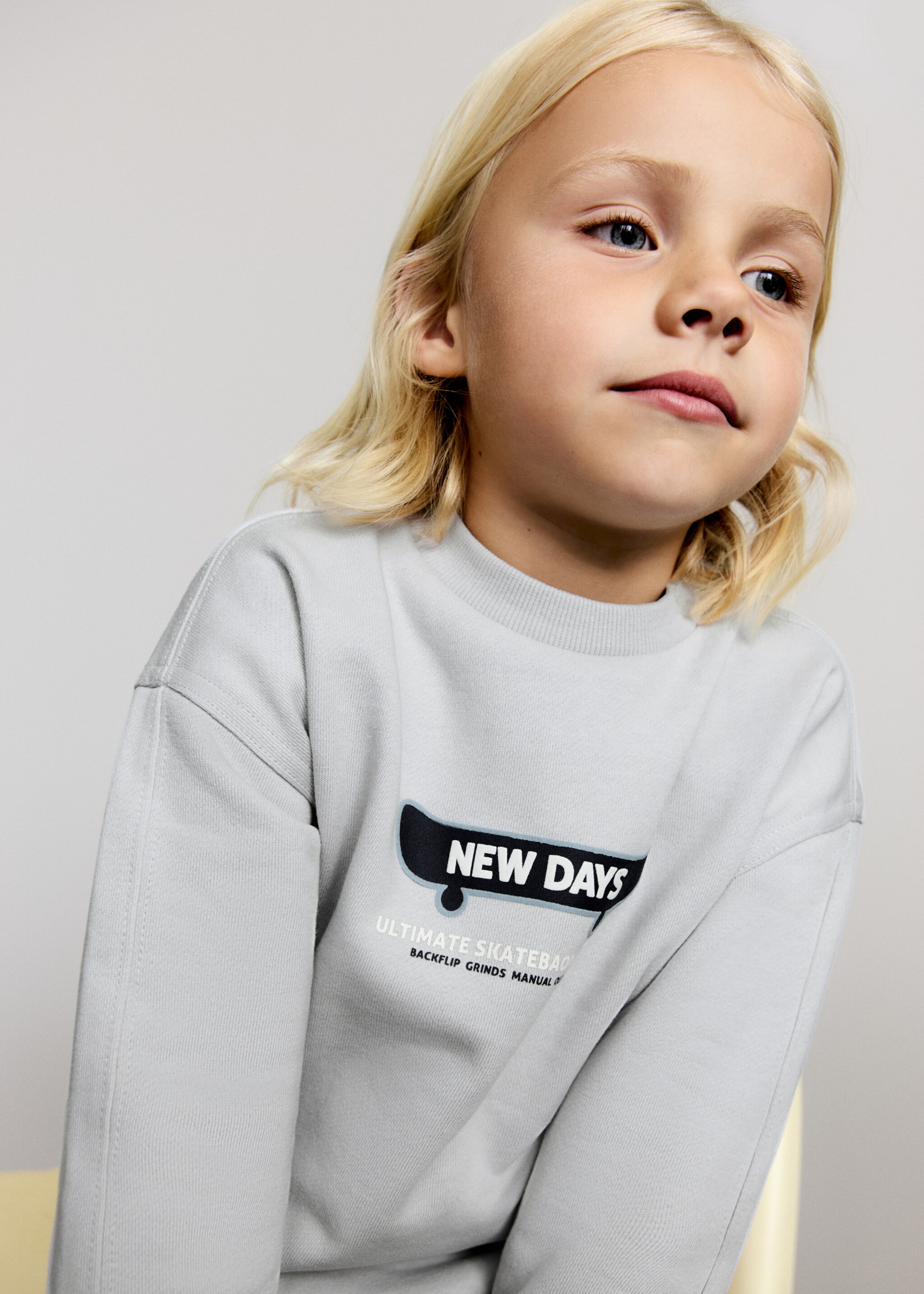 Path print sweatshirt - Medium plane