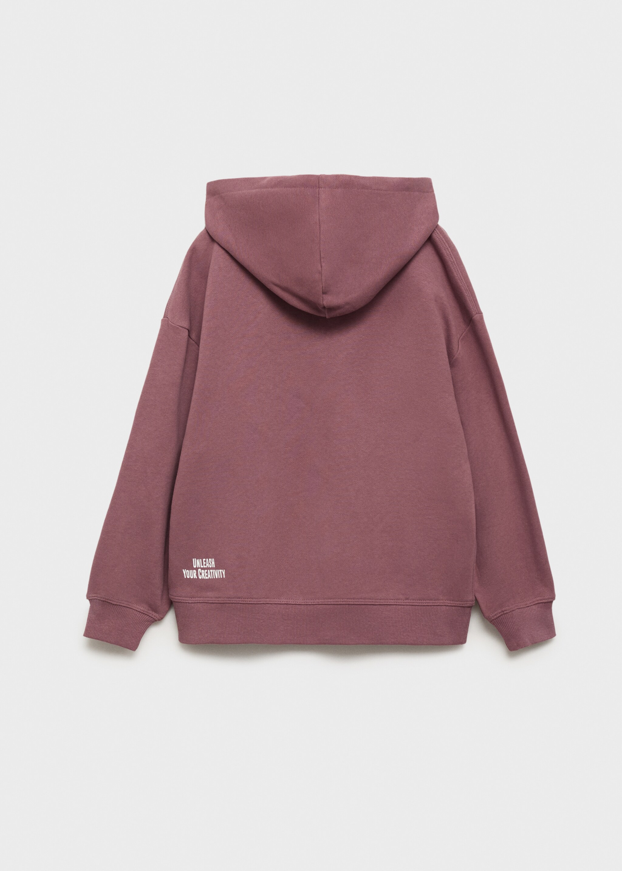 Sweat-shirt imprimé capuche - Verso de l’article