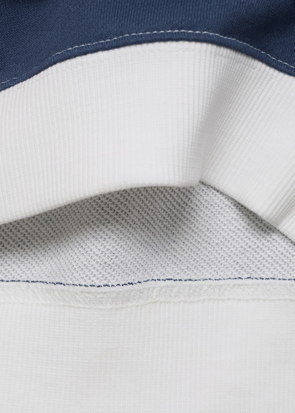 Striped hooded sweatshirt