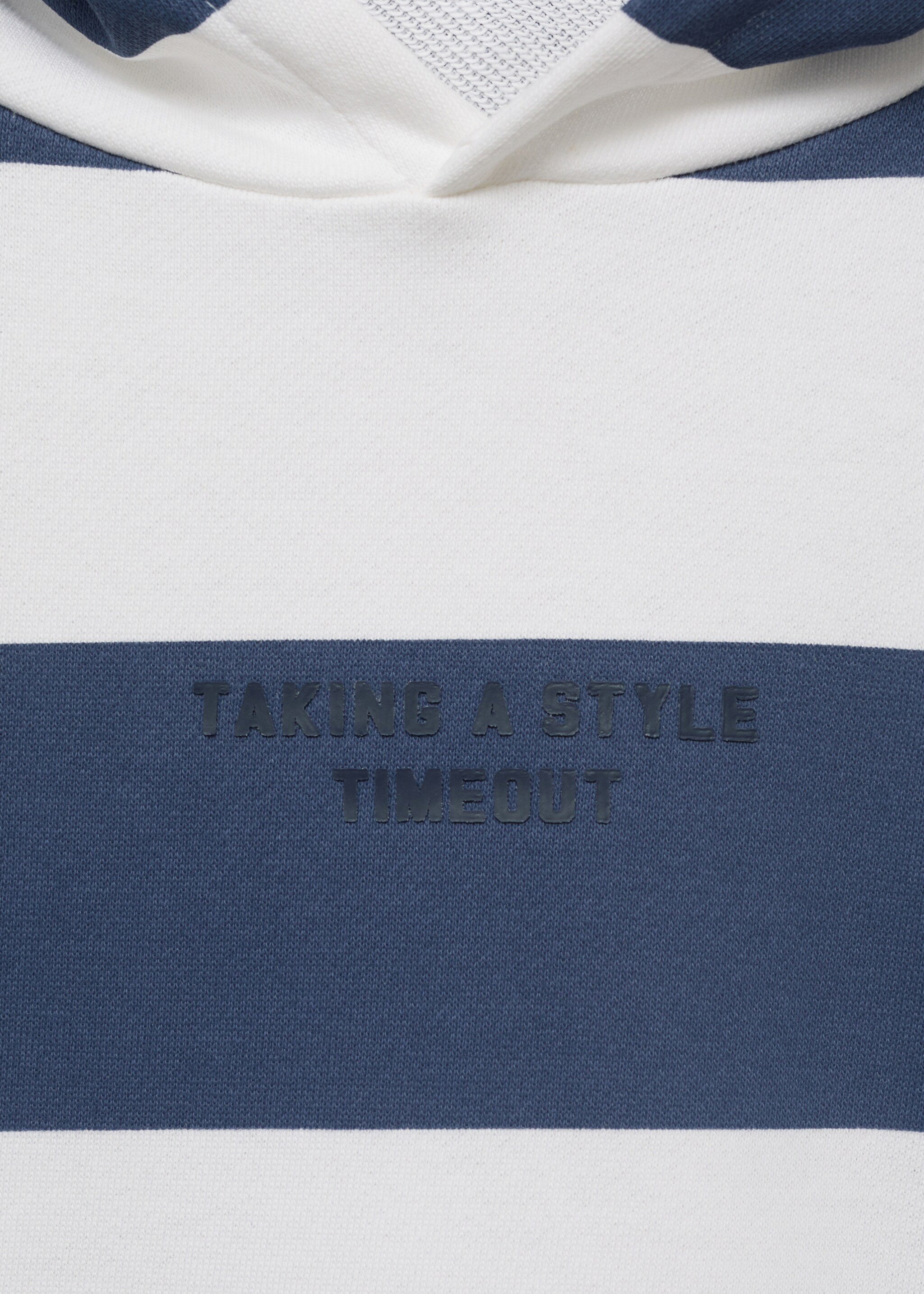 Sweat-shirt rayures capuche - Détail de l'article 8