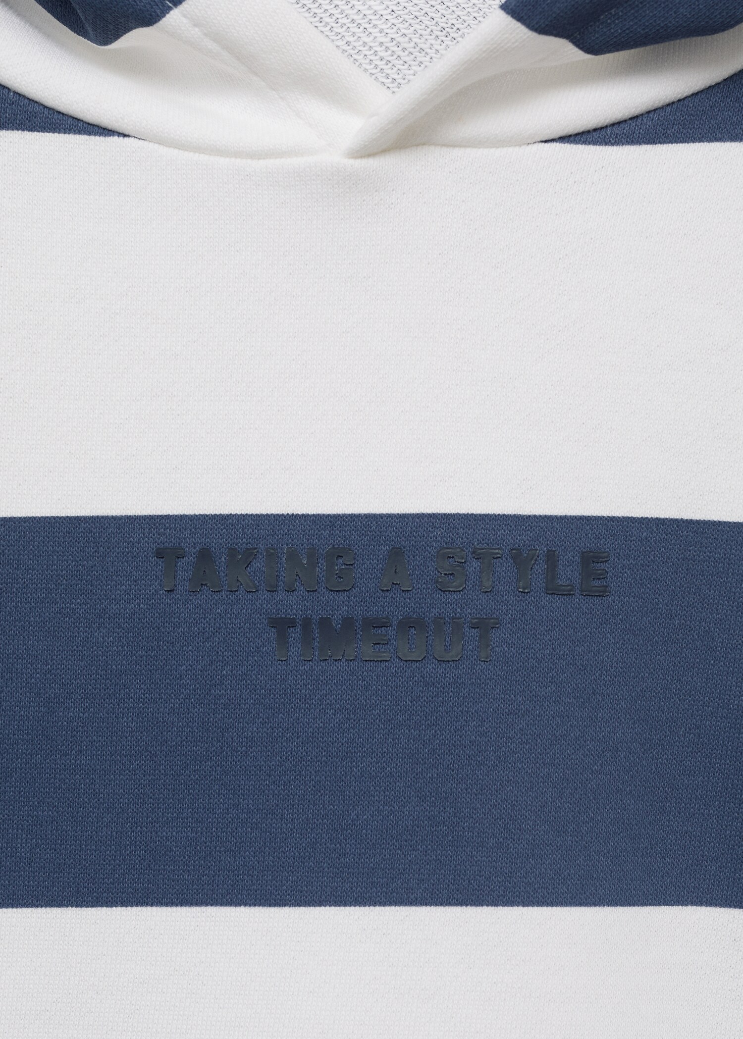 Sweat-shirt rayures capuche - Détail de l'article 8