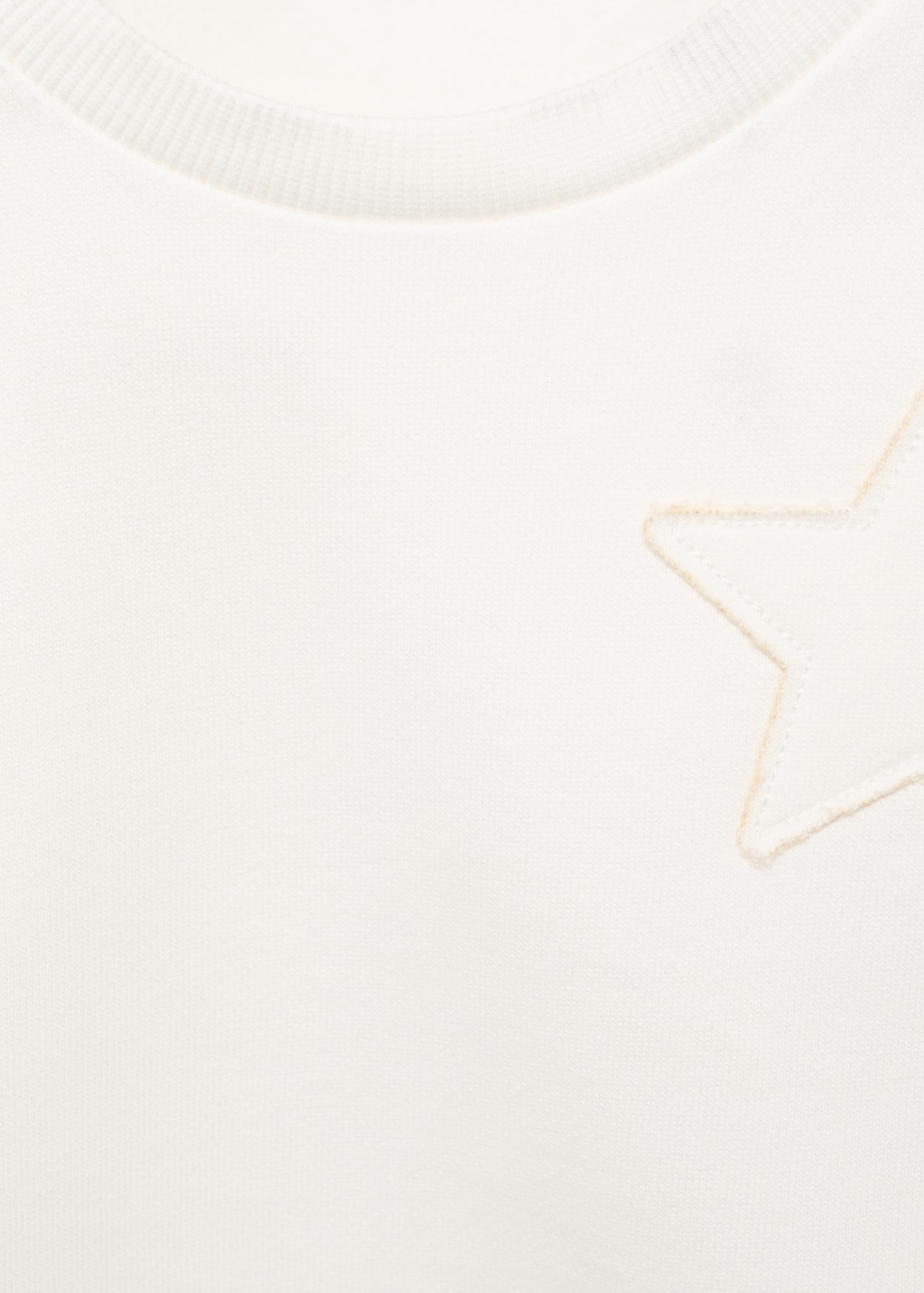Sweatshirt with embroidered star