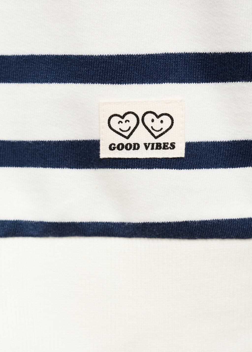 Striped cotton-blend sweatshirt