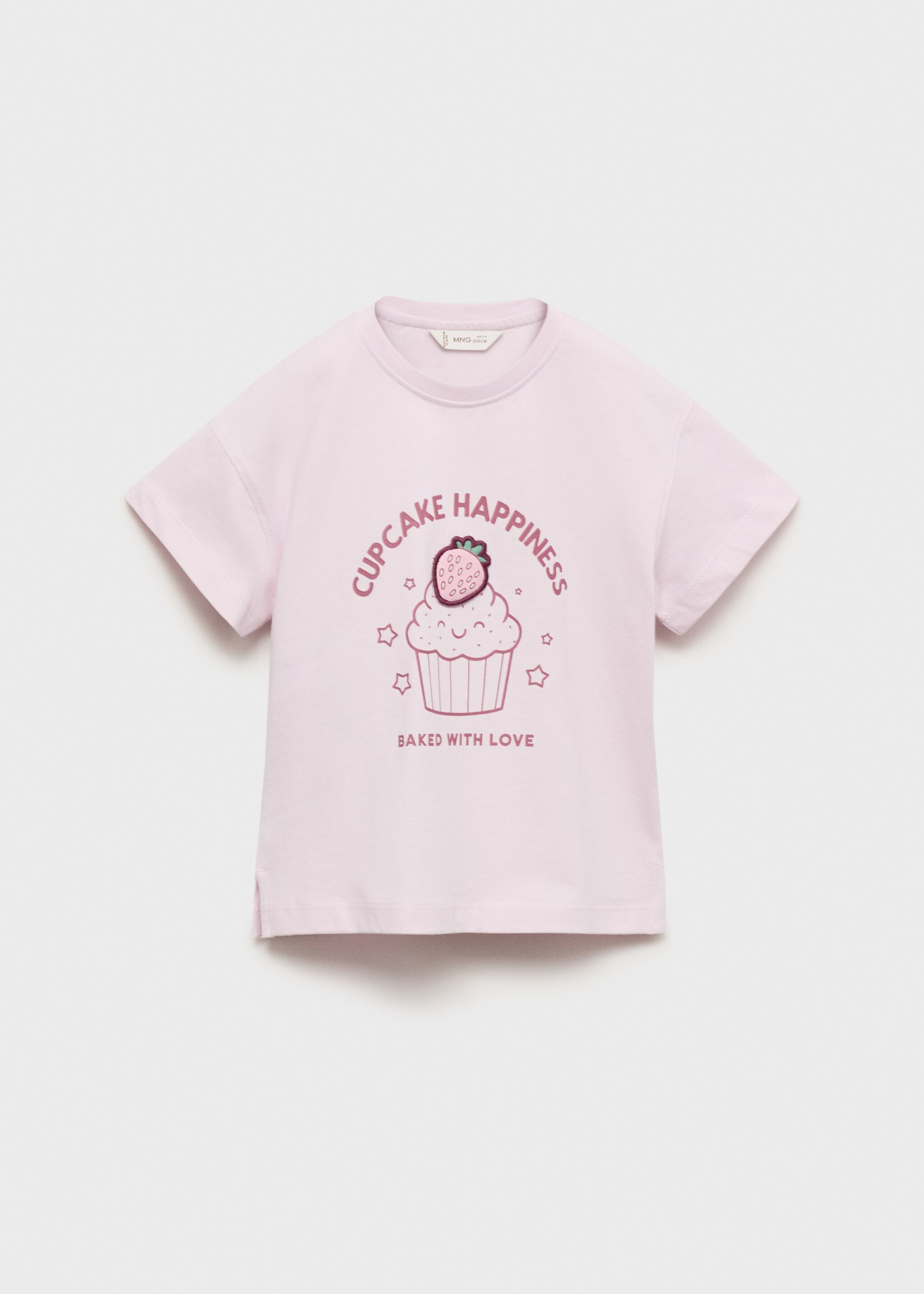 T-shirt imprimé détail relief - Article sans modèle