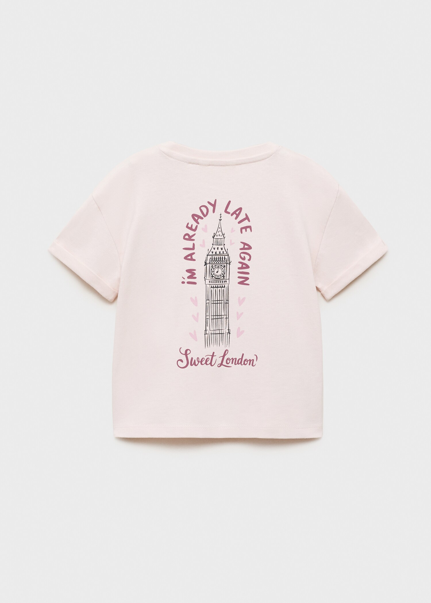 T-shirt en coton imprimé - Verso de l’article