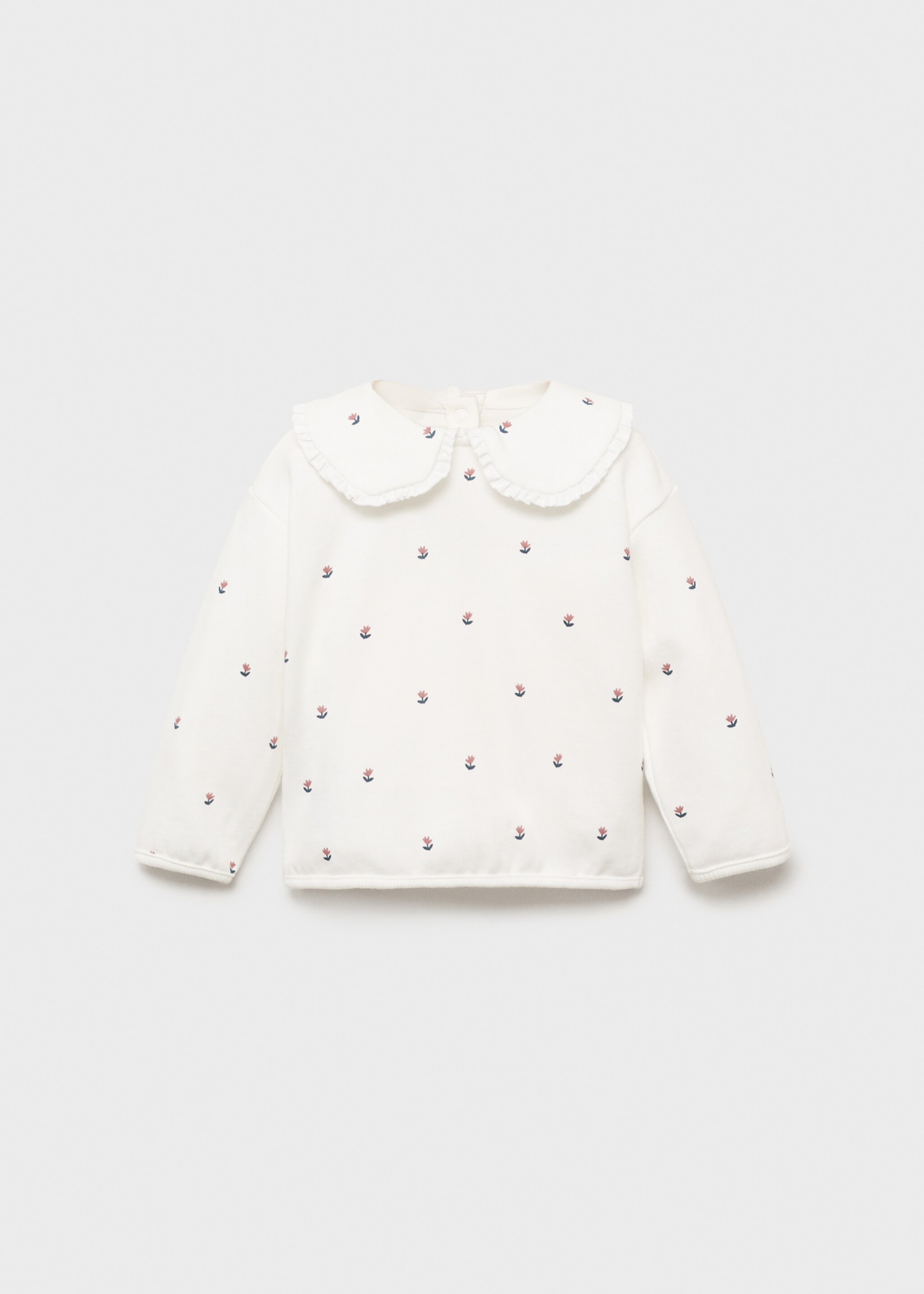 Floral printed sweatshirt - Article without model