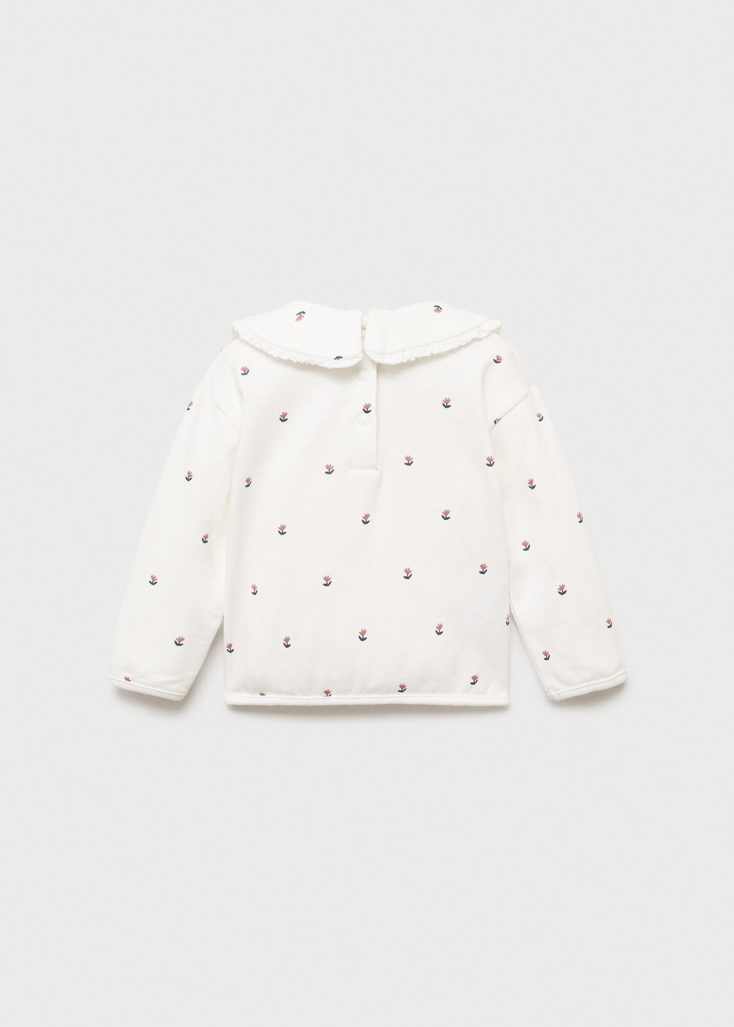 Sweat-shirt à fleurs - Verso de l’article