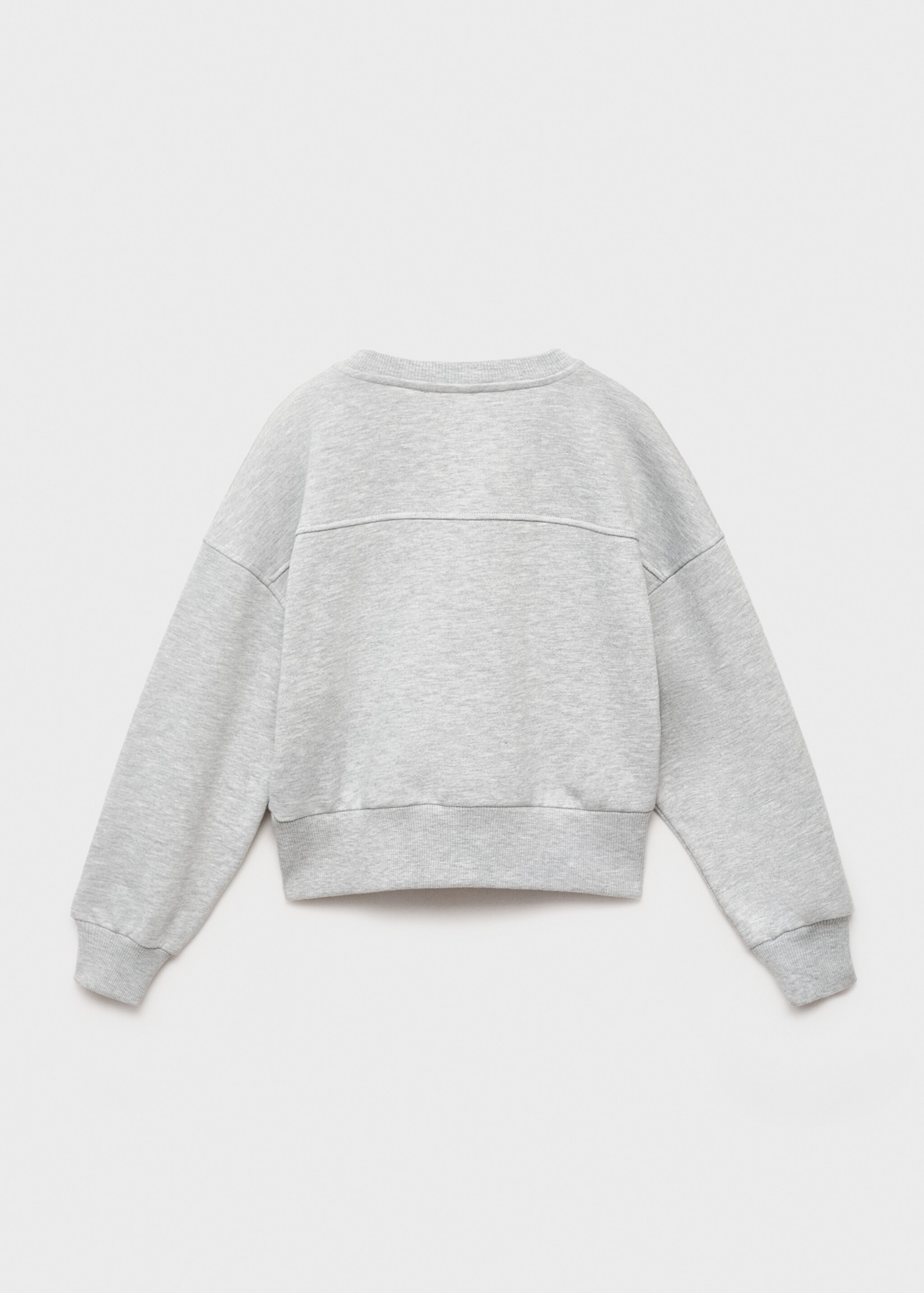 Sudadera college bicolor - Reverso del artículo