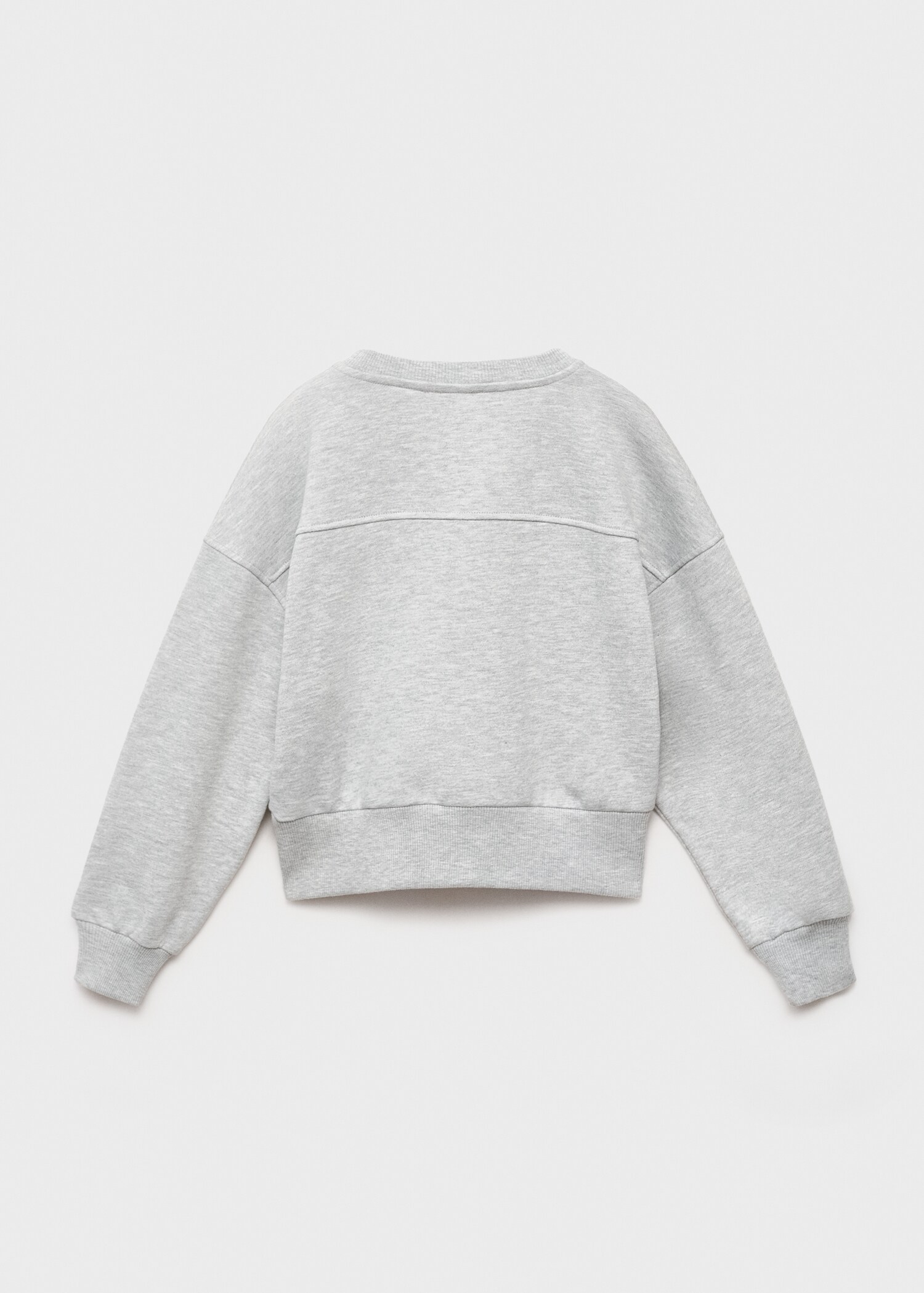 Sudadera college bicolor - Reverso del artículo
