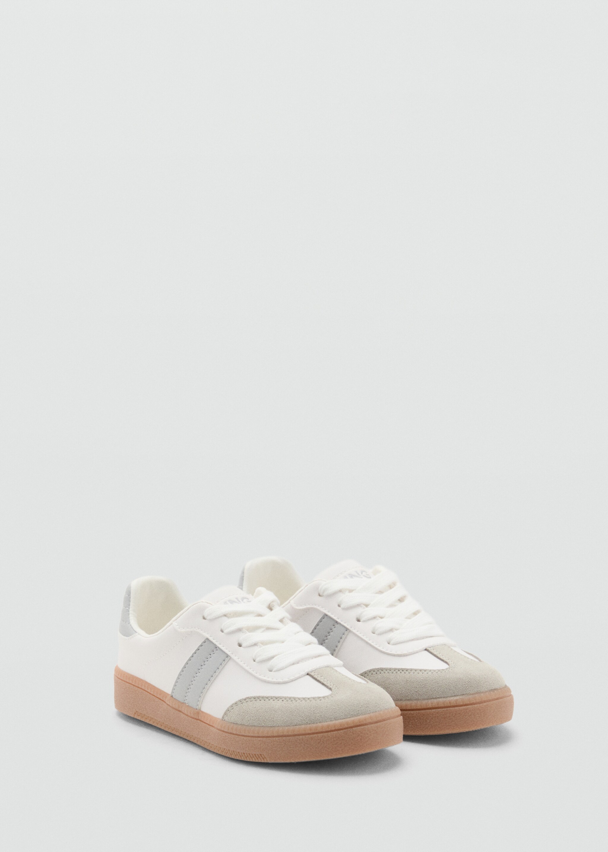 Tennis combinées cuir - Plan moyen