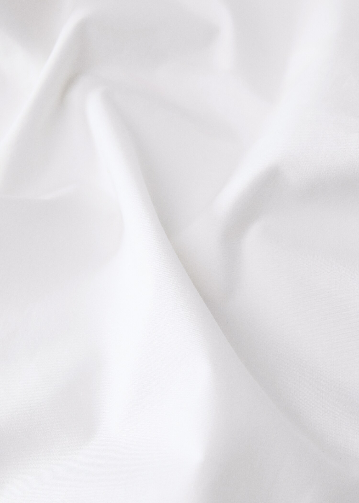 Drap plat percale de coton bord lin lit 150/160 cm - Détail de l'article 3