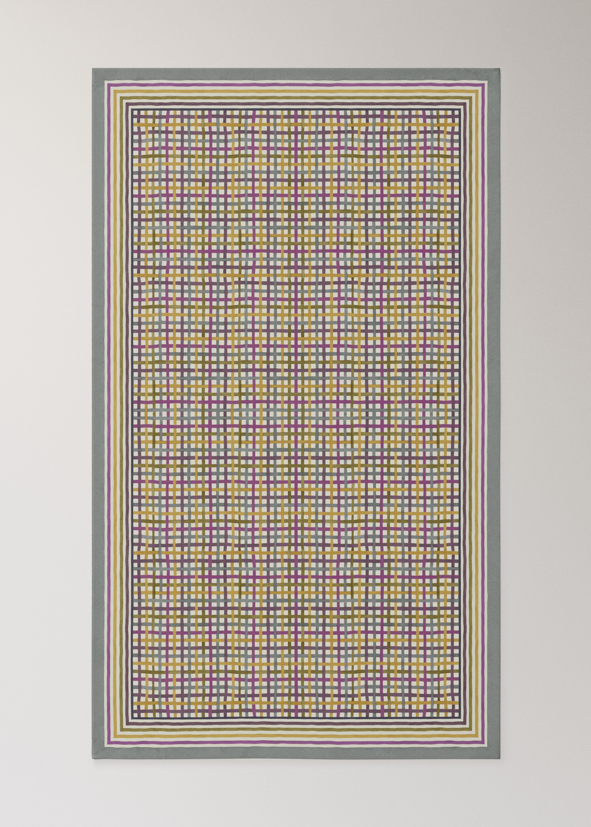 Resin tablecloth multicolor squares 4 to 6 diners - Detaljer om artikeln 3