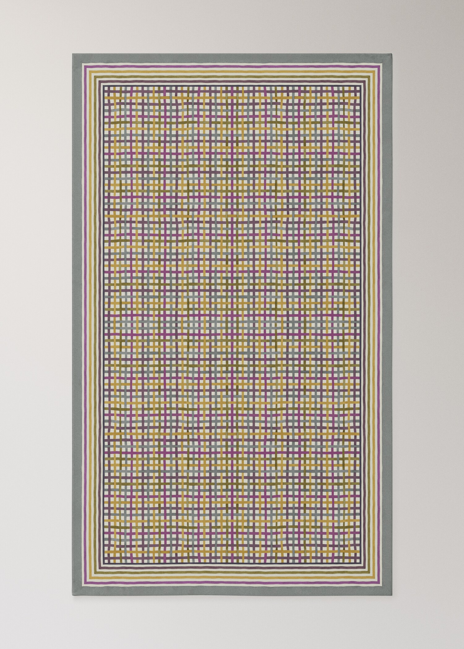Resin tablecloth multicolor squares 4 to 6 diners - Данни за артикула 3