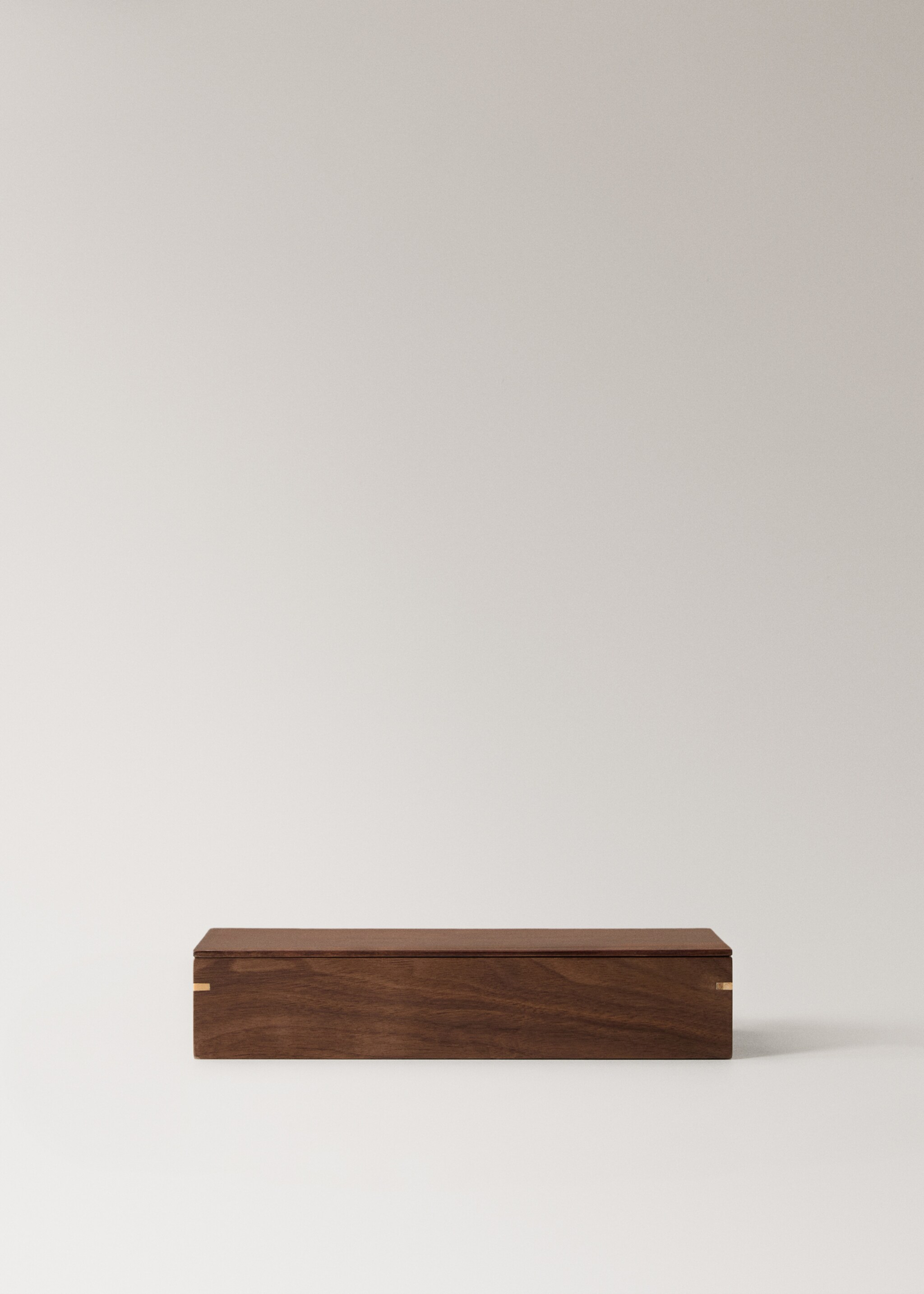 Wooden box with large lid - Article without model, Brown. Ref: 17023332-00.