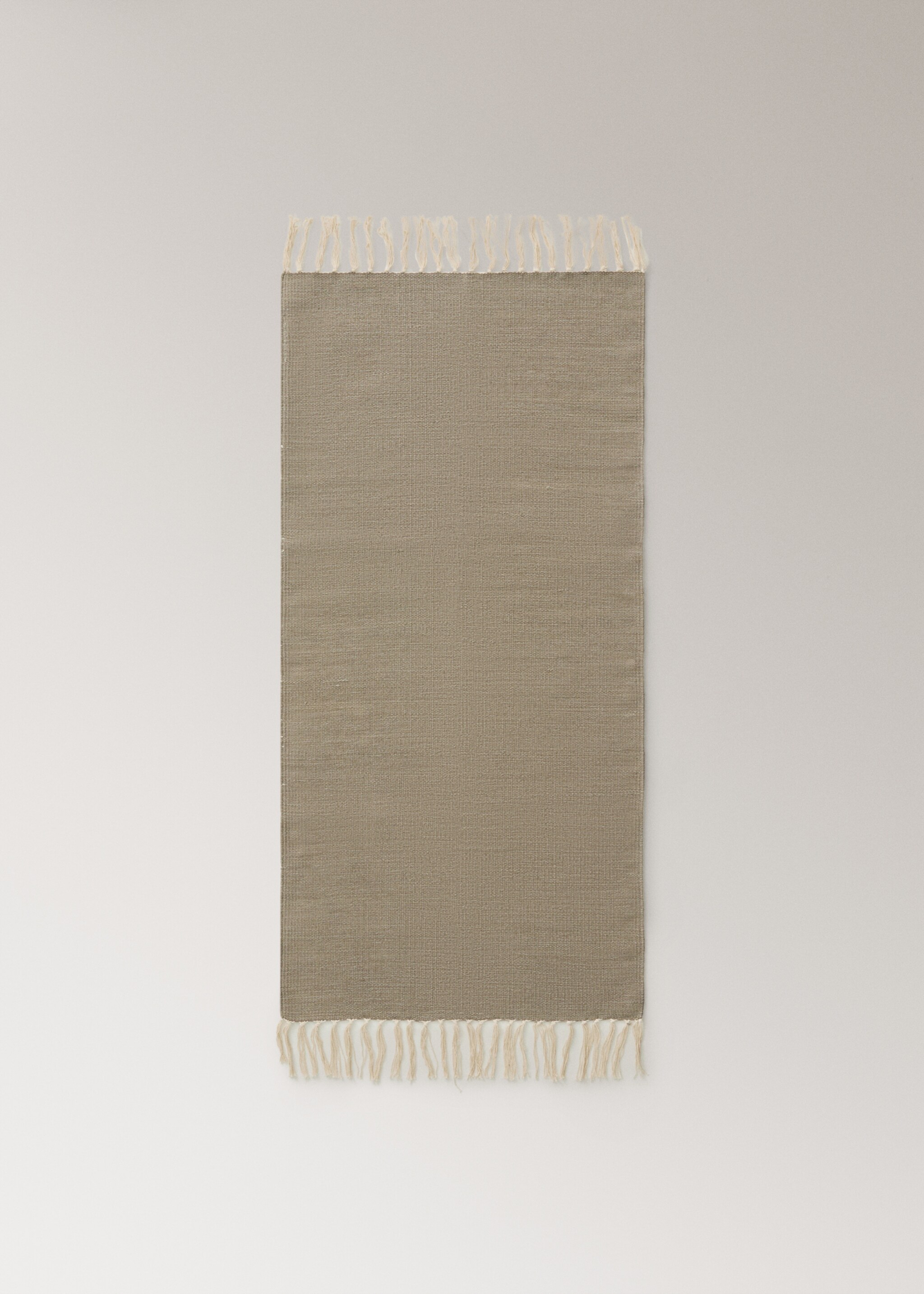 Melange cotton rug - Artikl bez modela, Svjetlosmeđa/pastelno smeđa. Ref: 17023335-00.