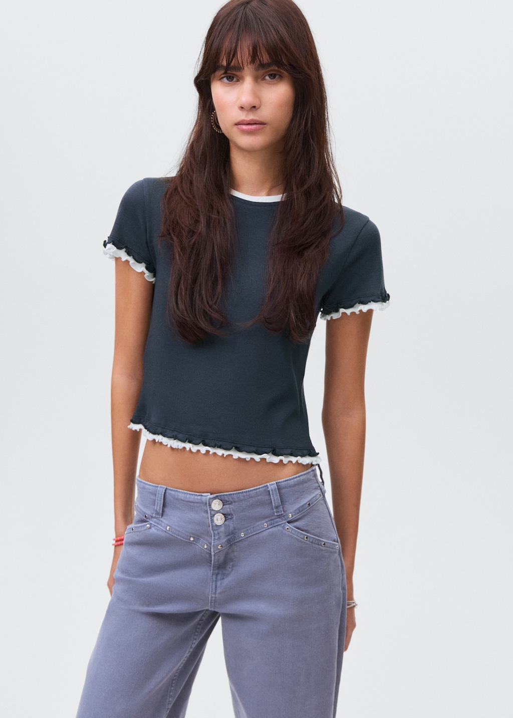Organic cotton crop top