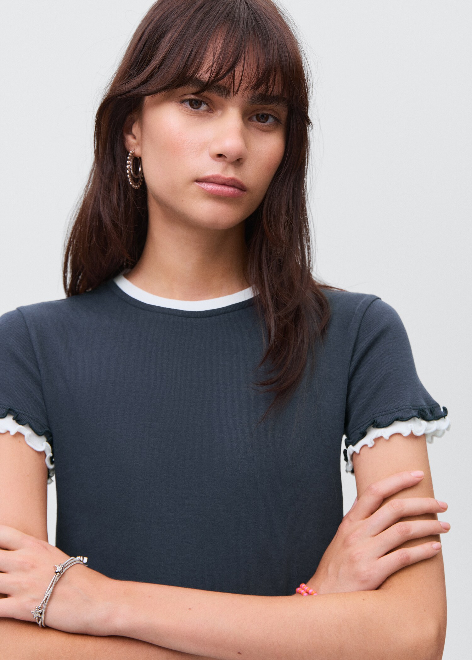 Organic cotton crop top - Details of the article 1