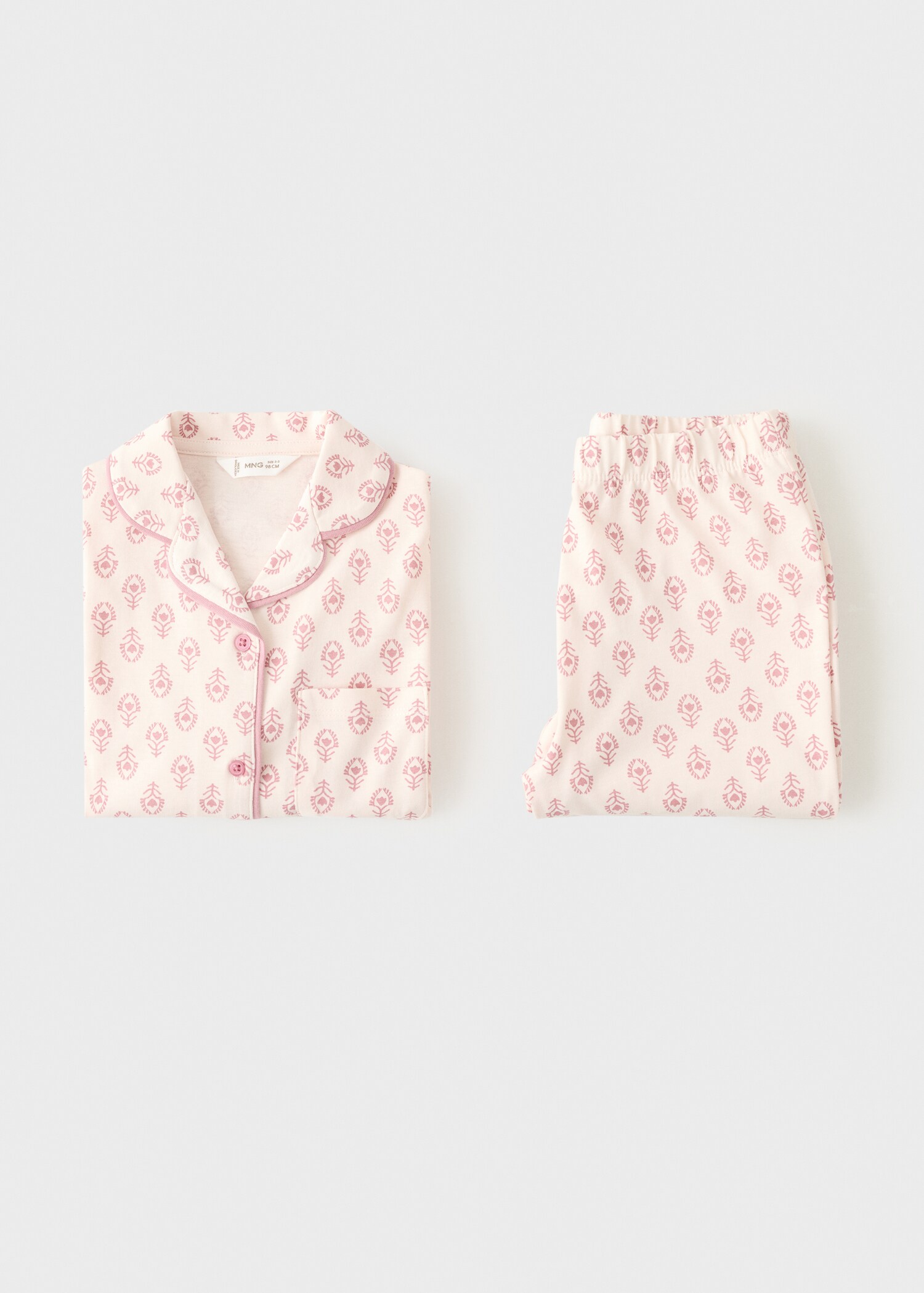 Printed long pyjamas - Details of the article 0