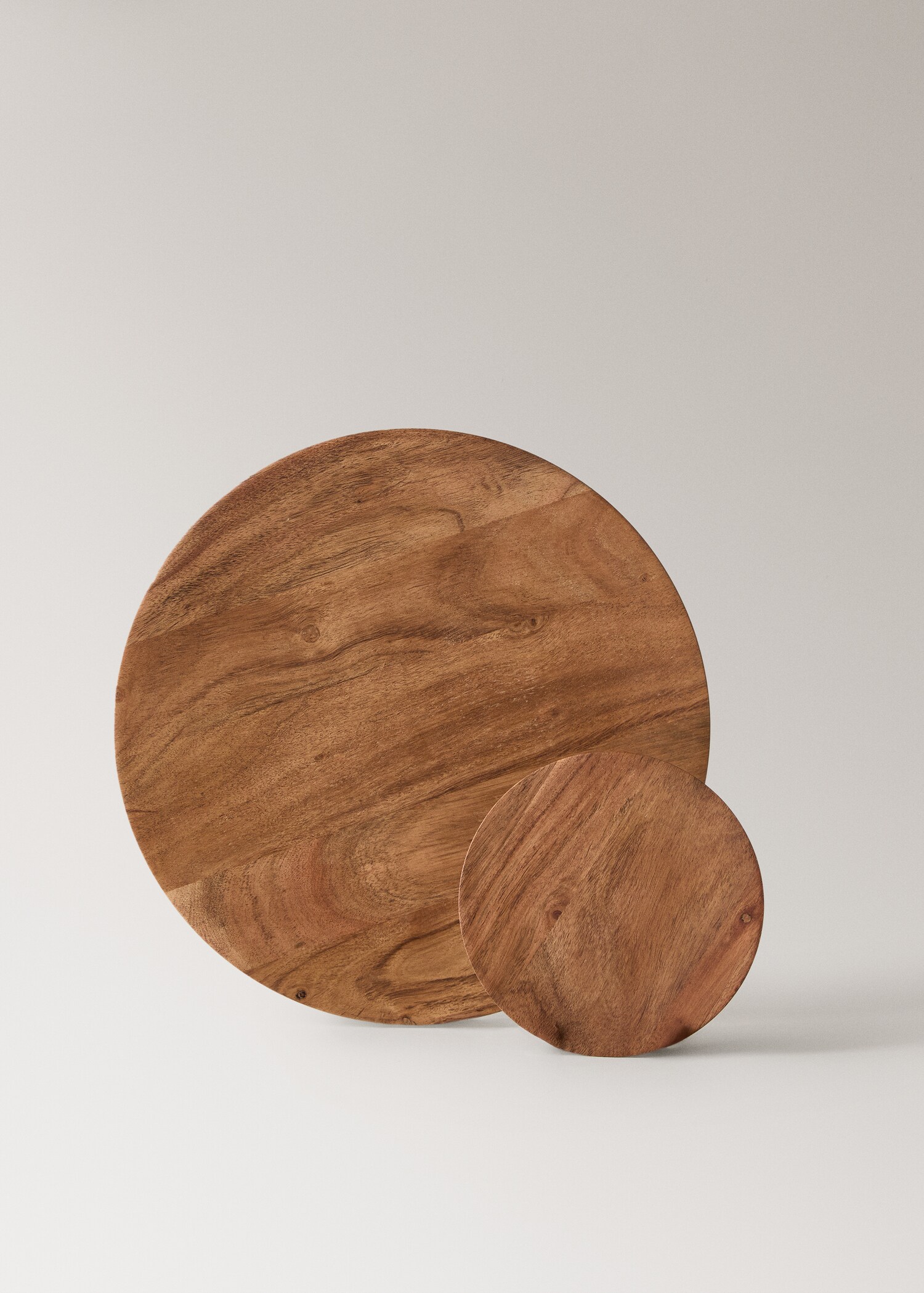Small round wooden tray - Детальніше про товар 3