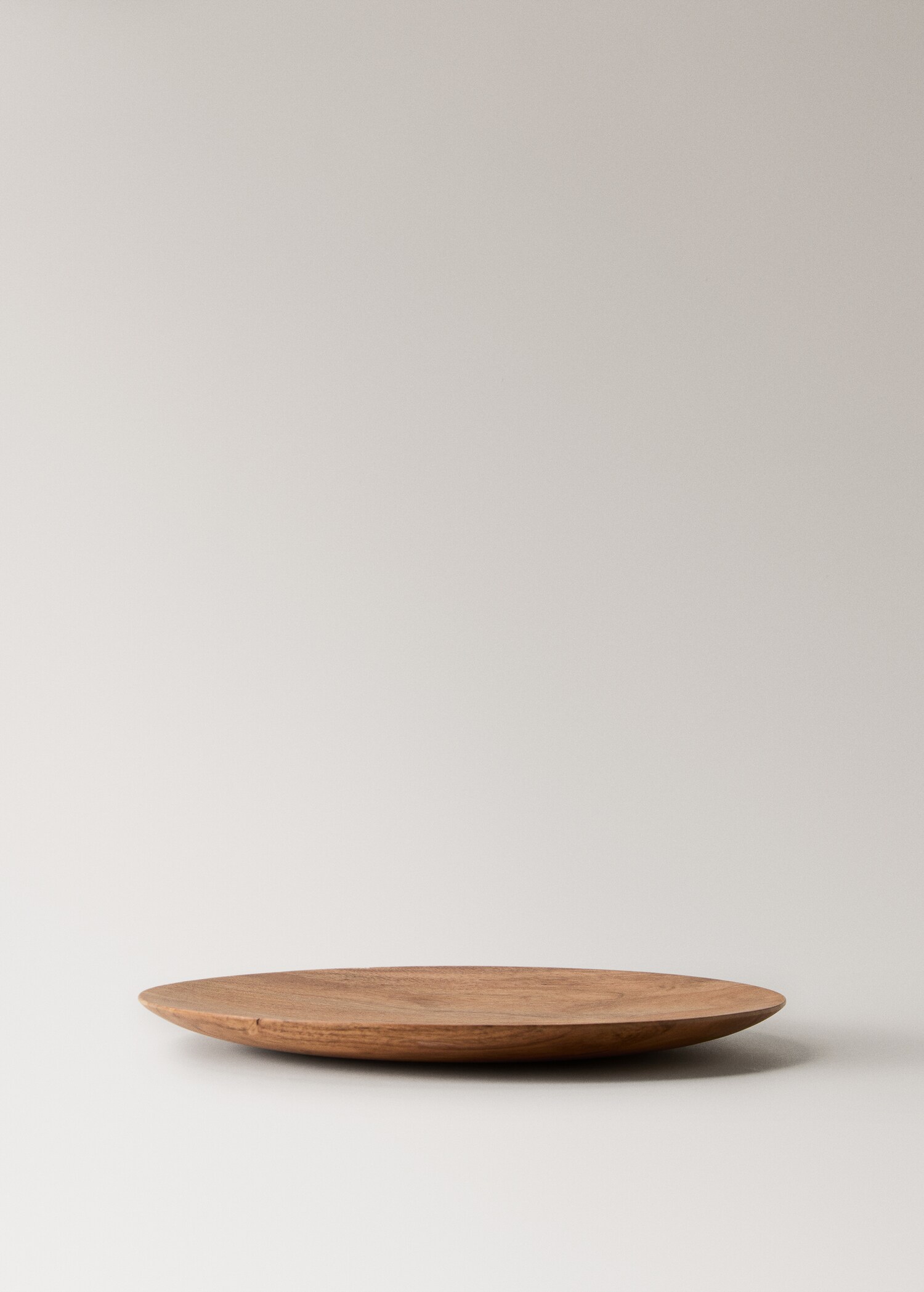 Large round wooden tray - Article without model