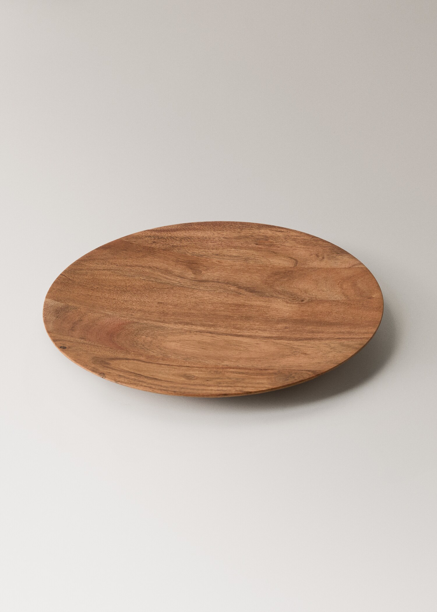 Large round wooden tray - Details of the article 2