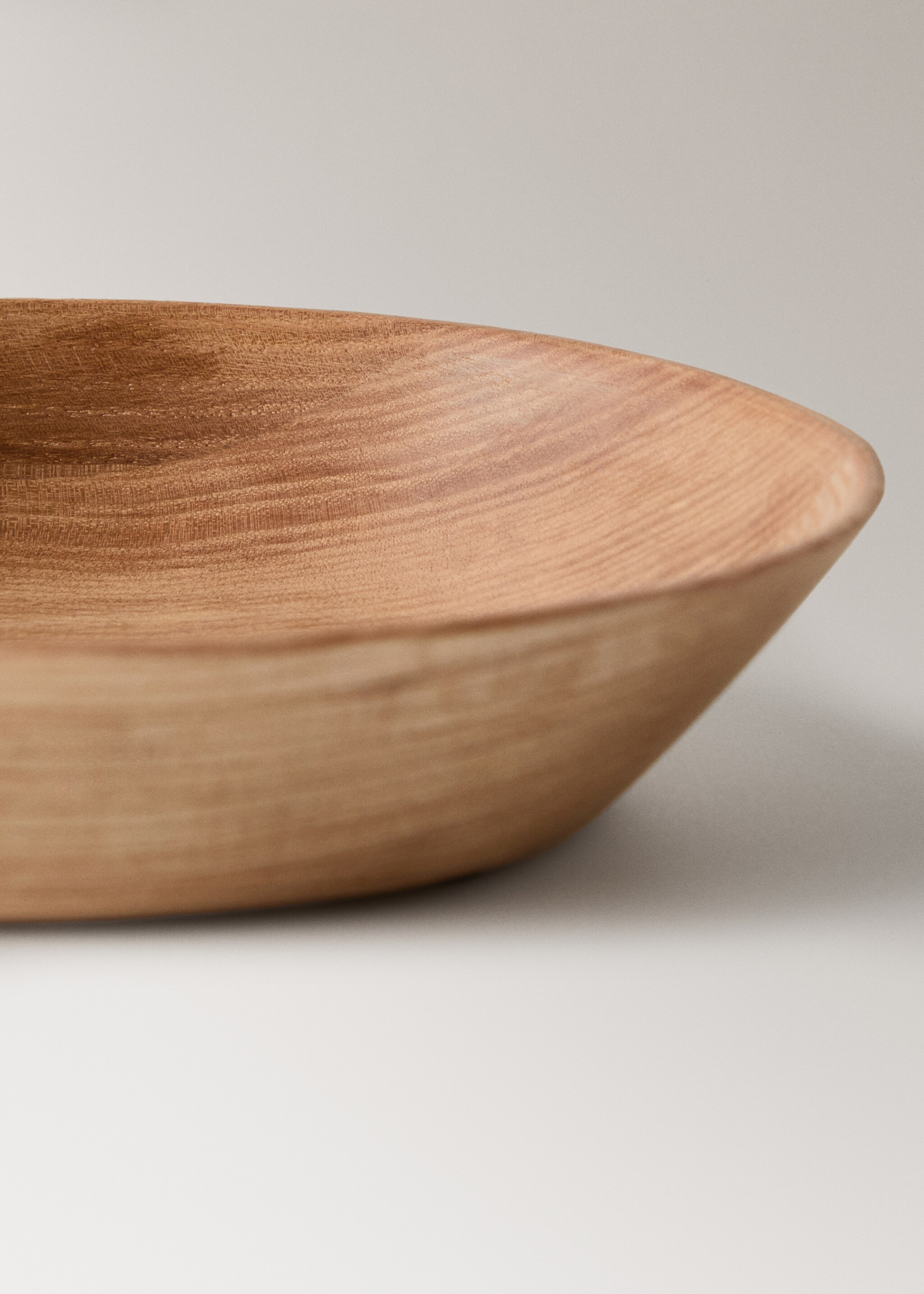 Medium wooden decorative bowl - Details of the article 2, Brown. Ref: 17023806-00.