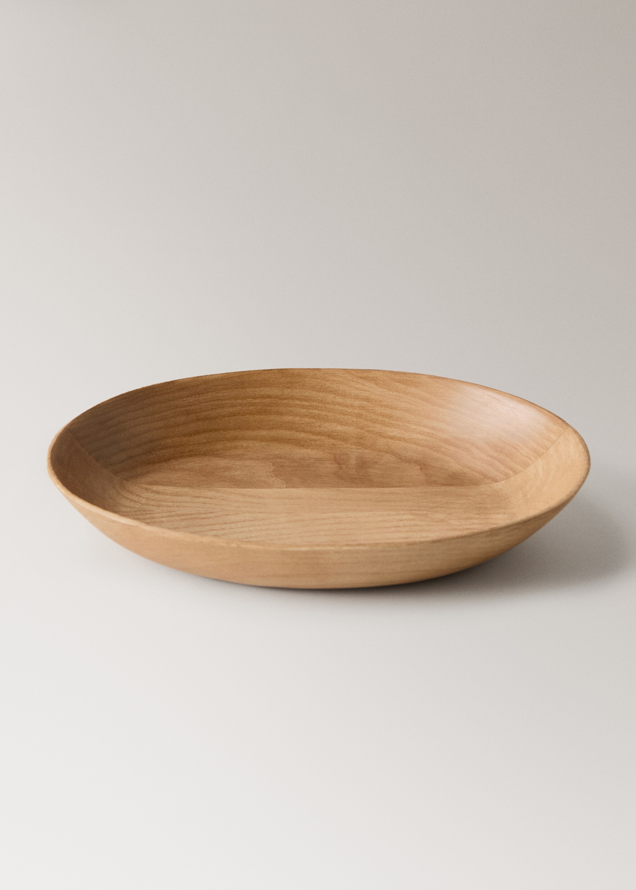 Large wooden decorative bowl - Details of the article 1, Brown. Ref: 17023807-00.