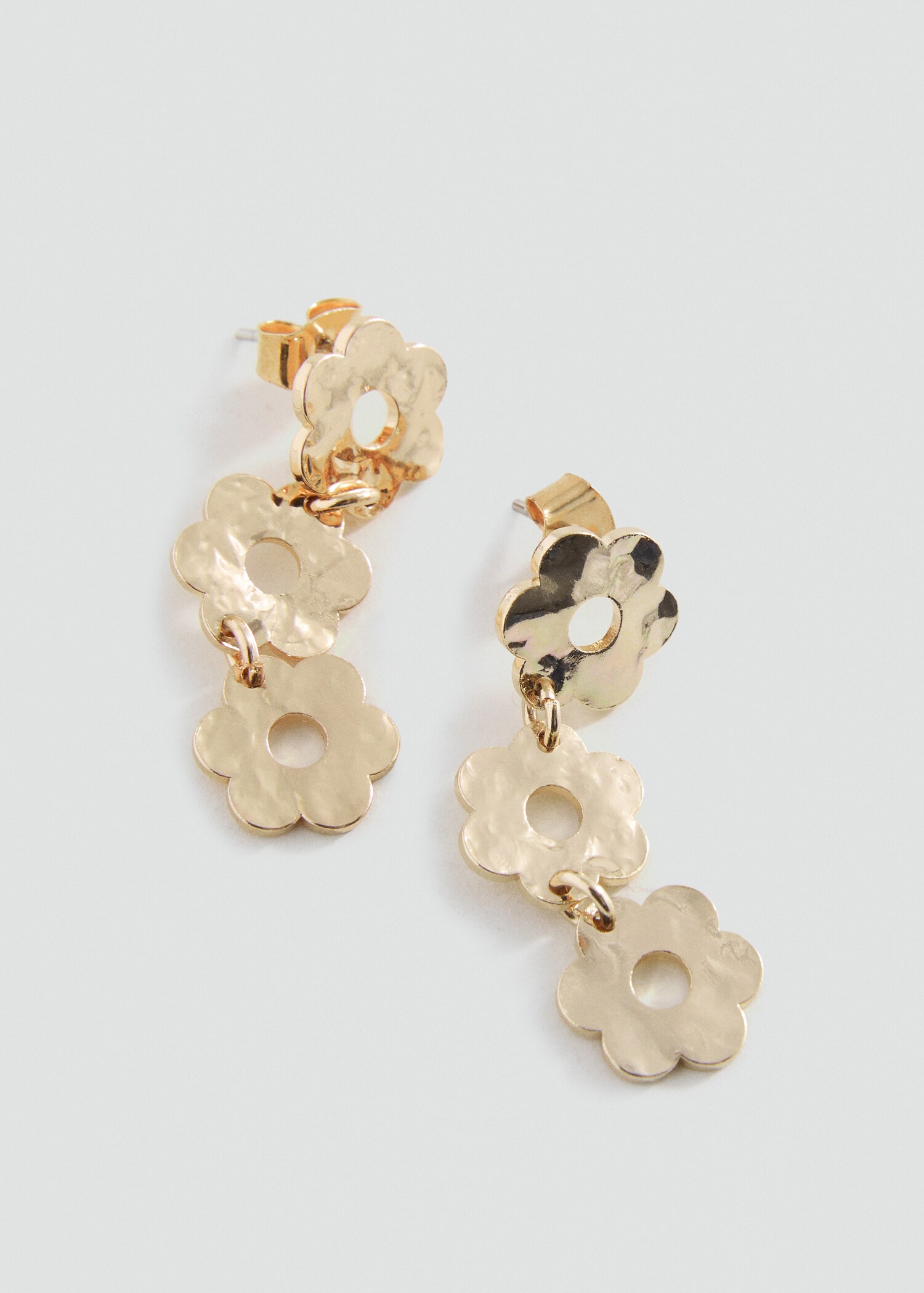 Floral earrings - Medium plane