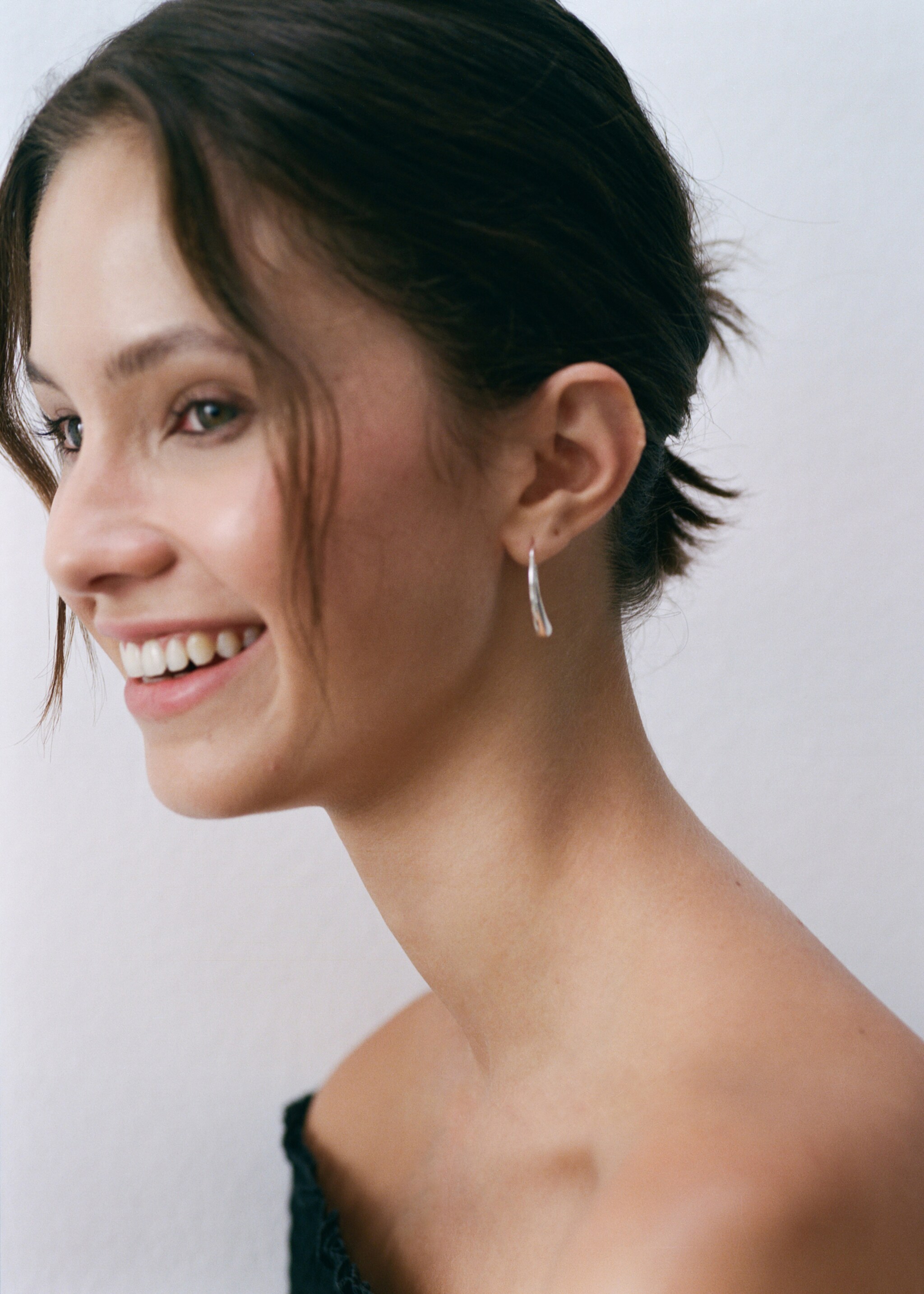 Drop earrings - Details of the article 5, Silver. Ref: 17023812-00.