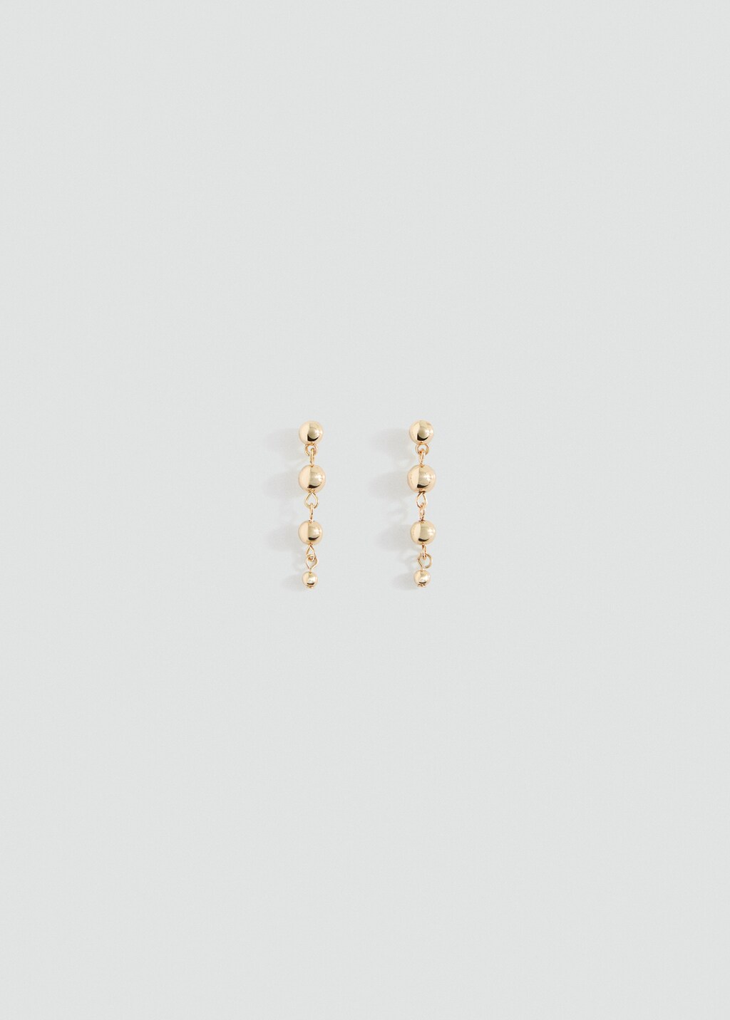 Beaded drop earrings