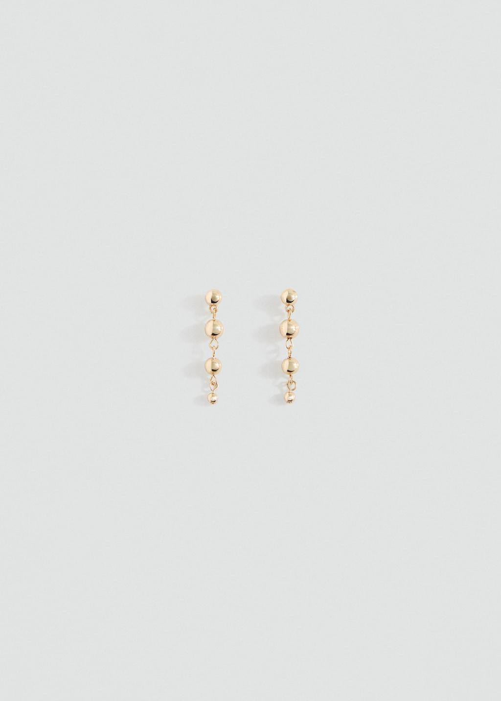 Beaded drop earrings