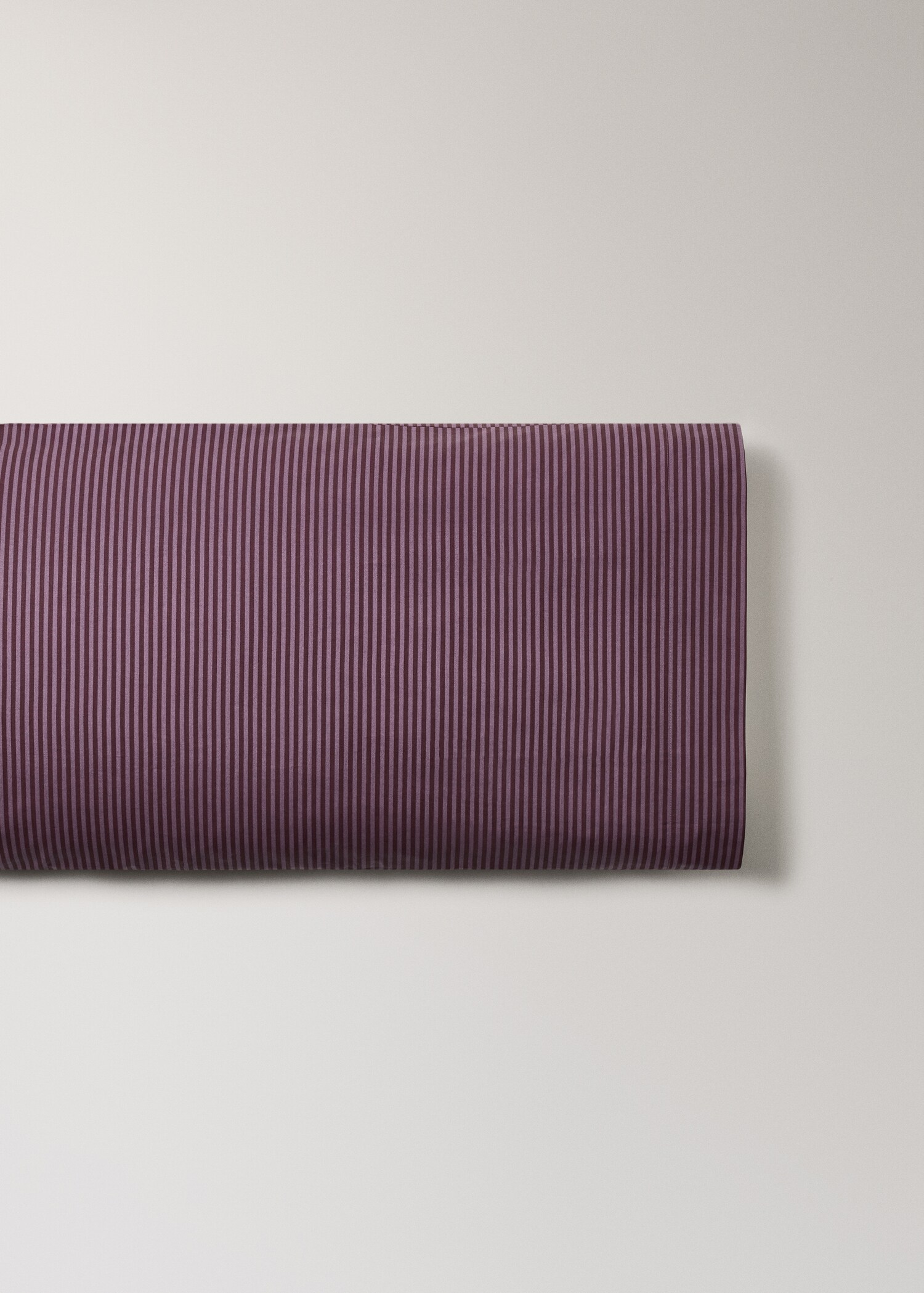 Reversible percale cotton striped pillowcase 45x110 cm - Article without model