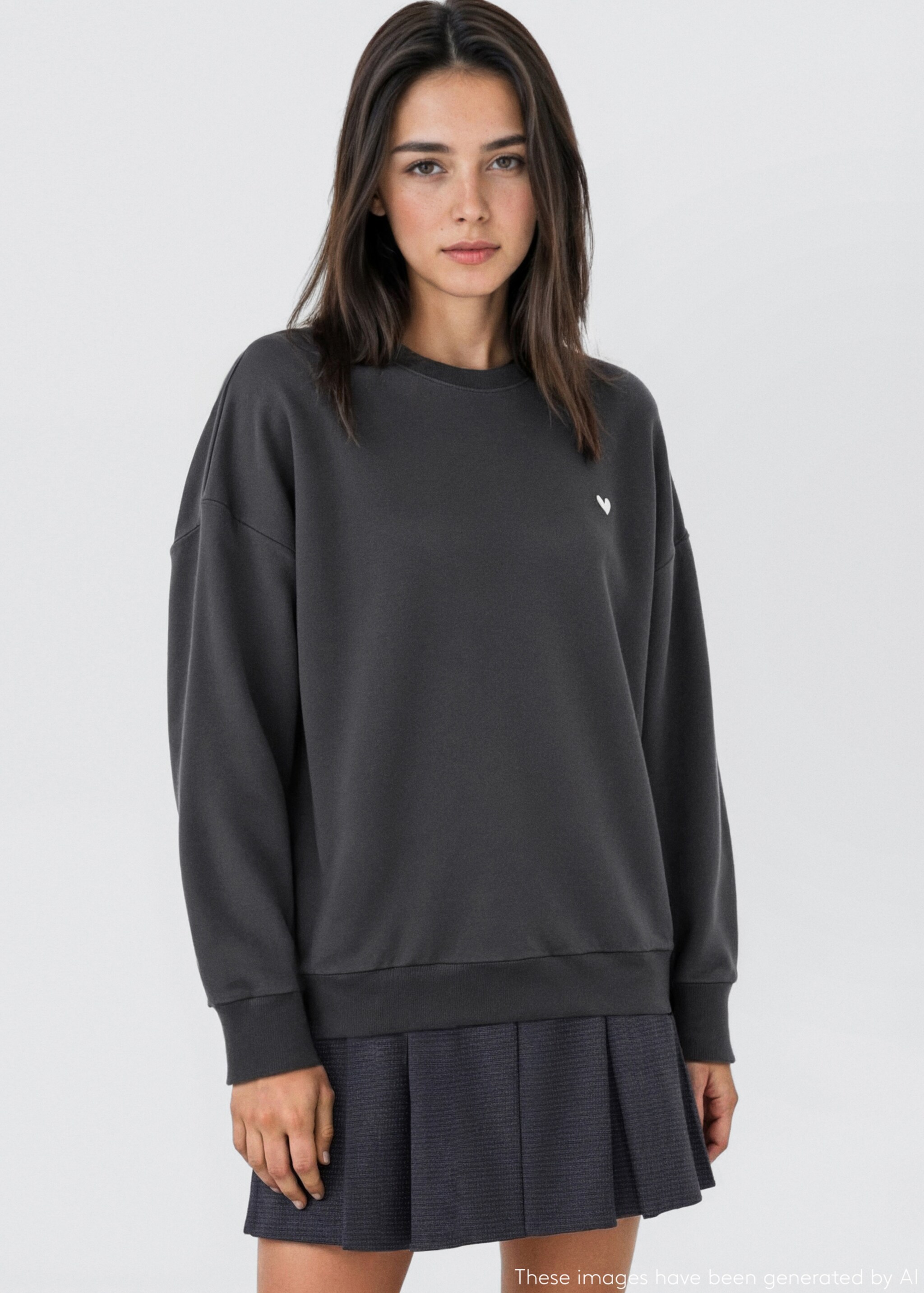 Embroidered message sweatshirt - Medium plane