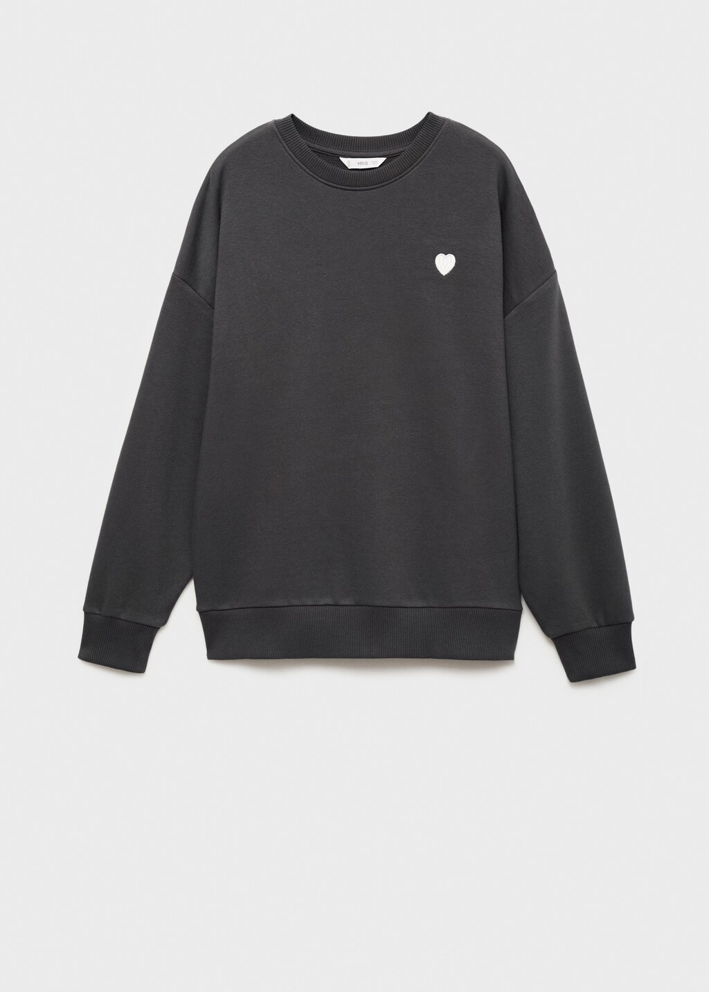 Embroidered message sweatshirt