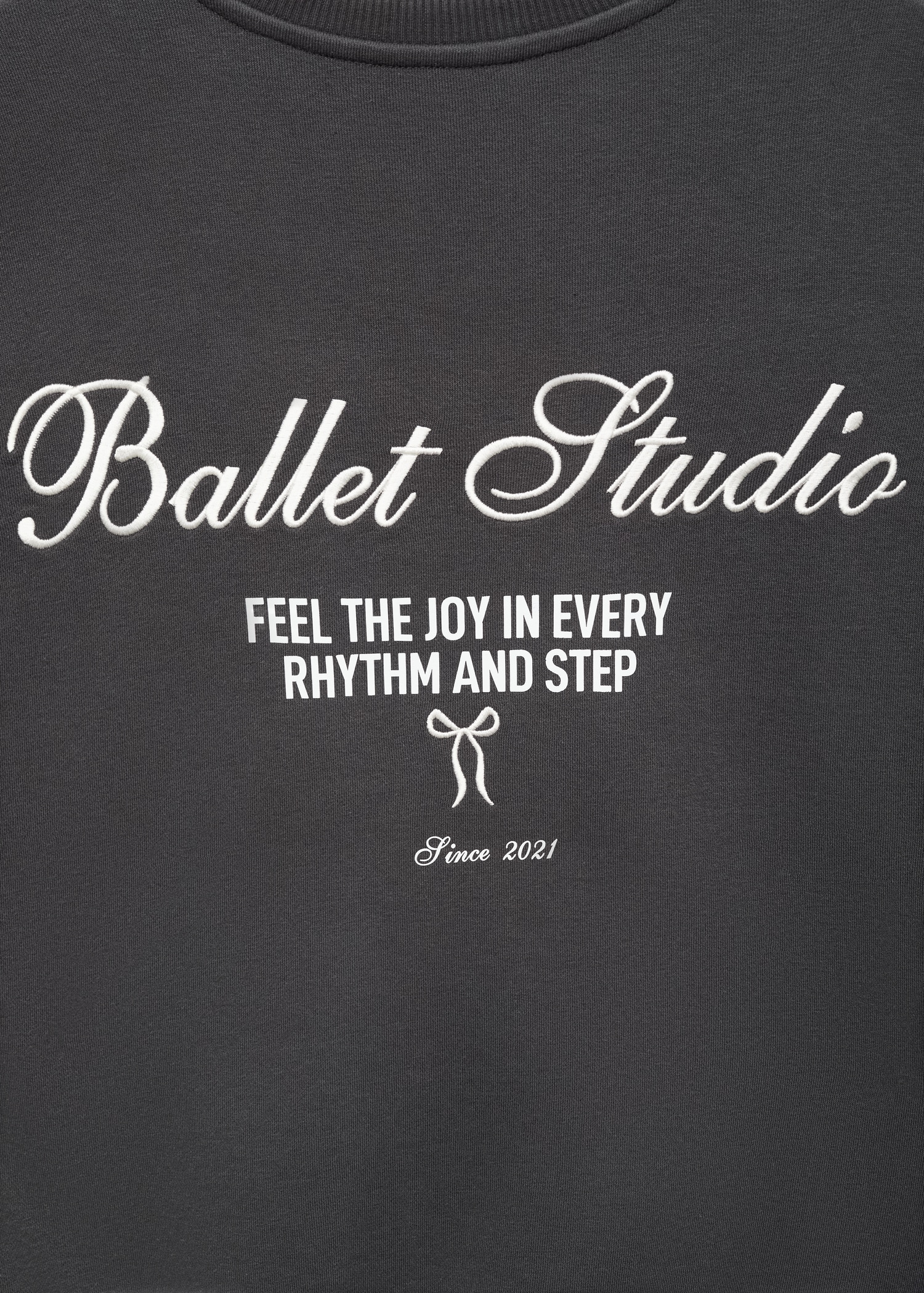 Sweat cœur brodé ballet - Détail de l'article 0