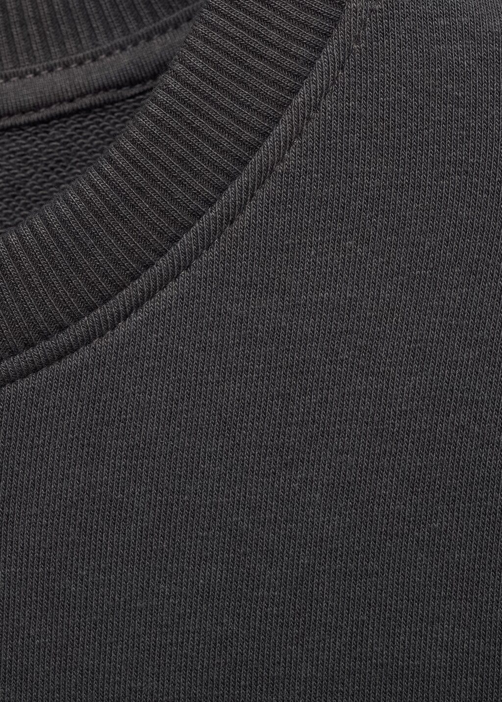 Embroidered message sweatshirt