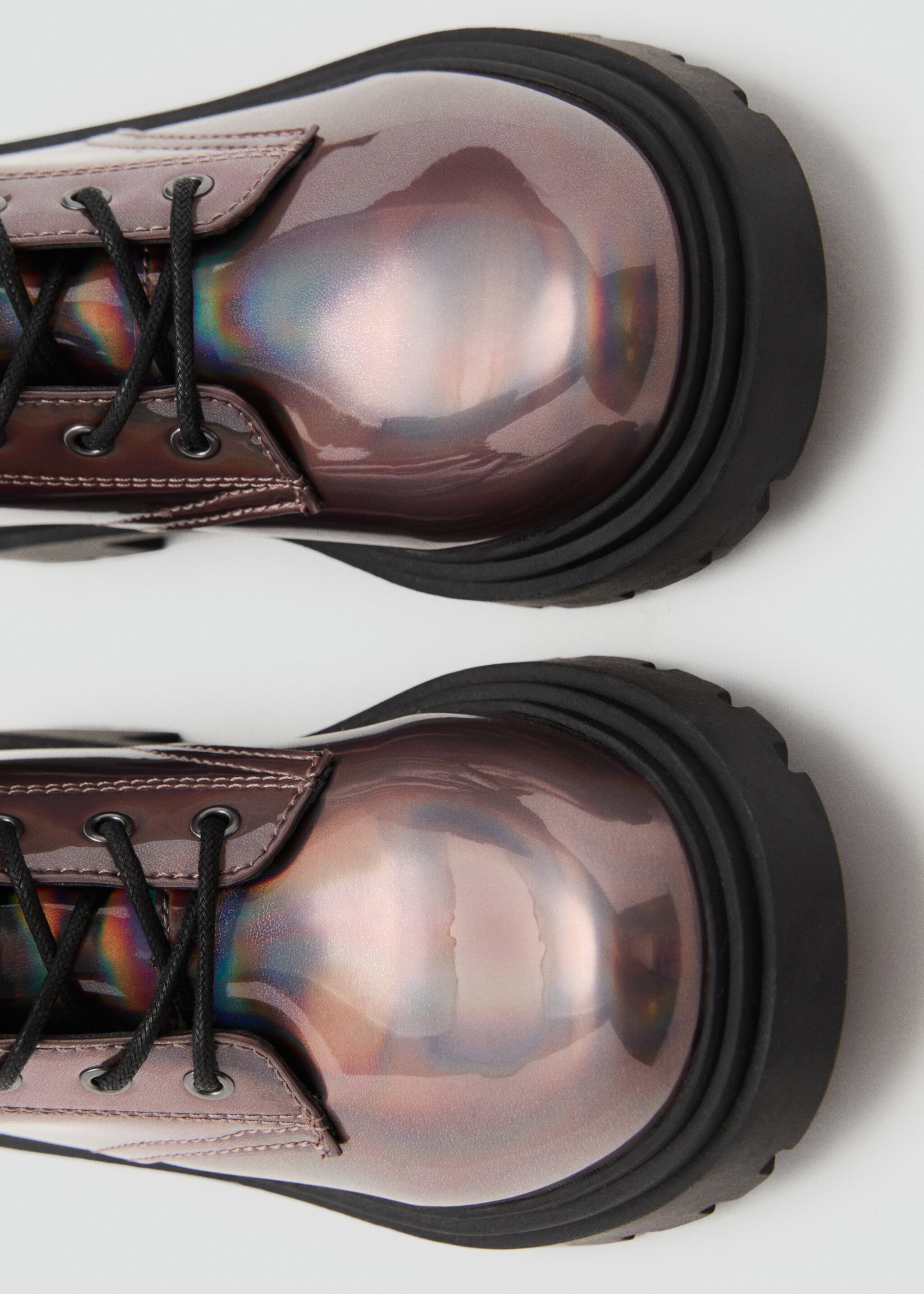 Ankle boots mary - Details of the article 3, Maroon. Ref: 17024078-00.