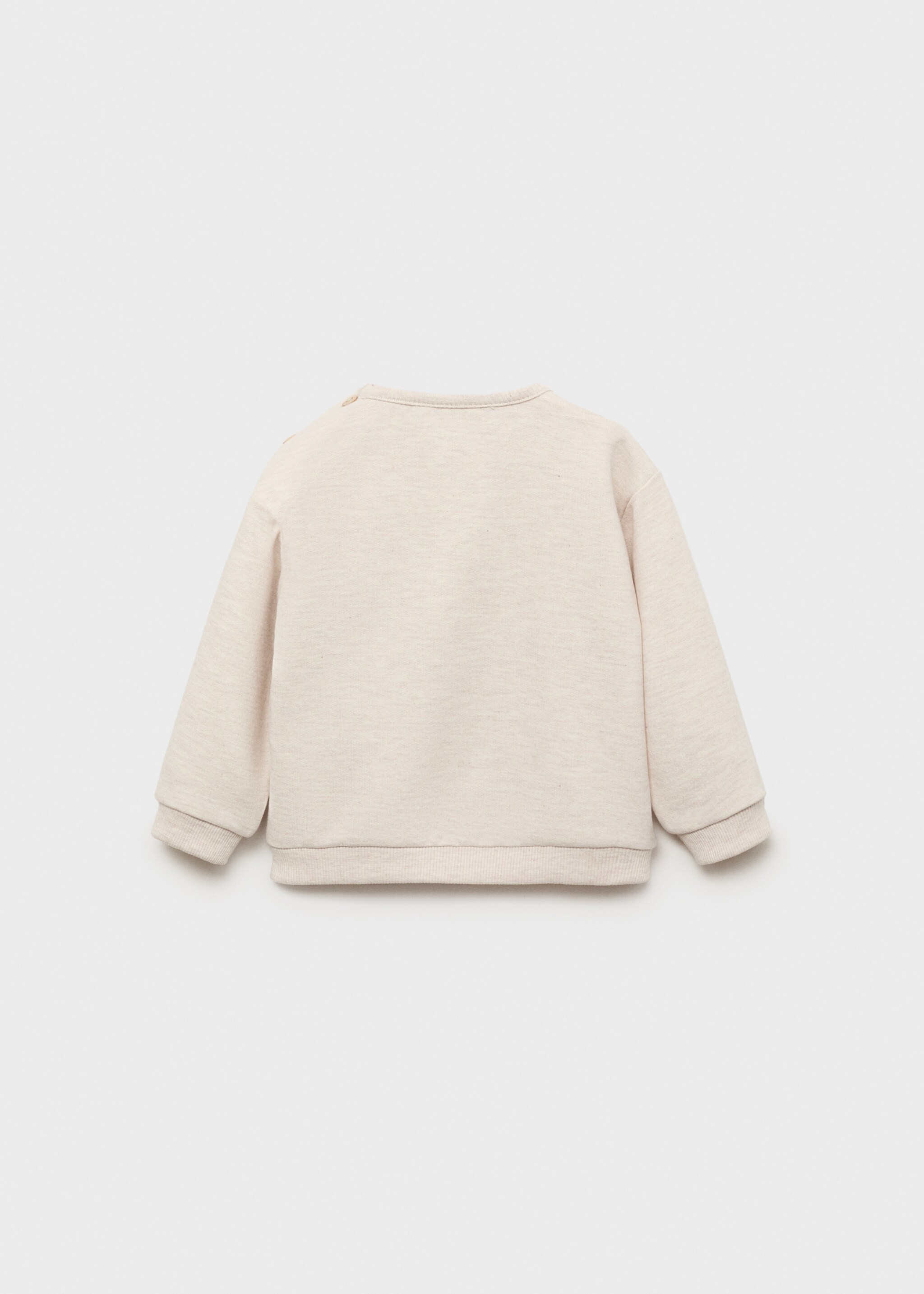 Sweatshirt lion - Reverse of the article, Sand. Ref: 17024079-00.