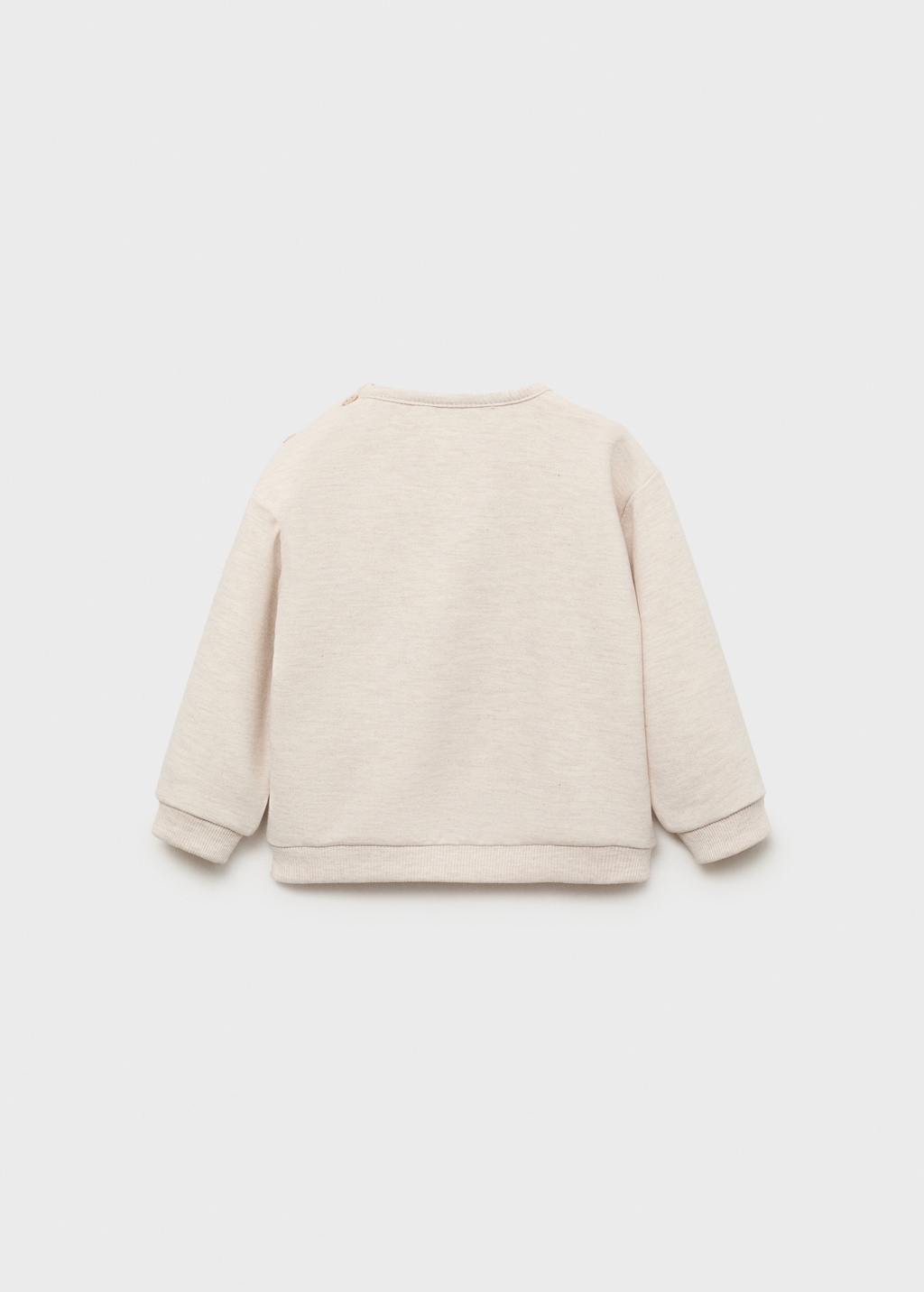 Sweatshirt with embroidered lion