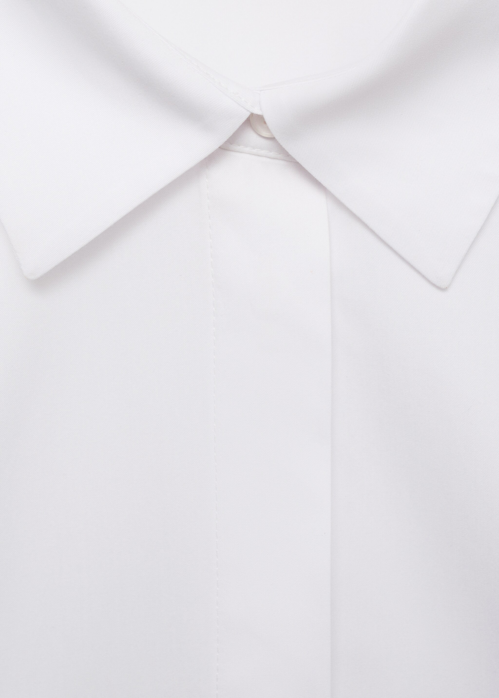 Crop poplin shirt - Details of the article 8