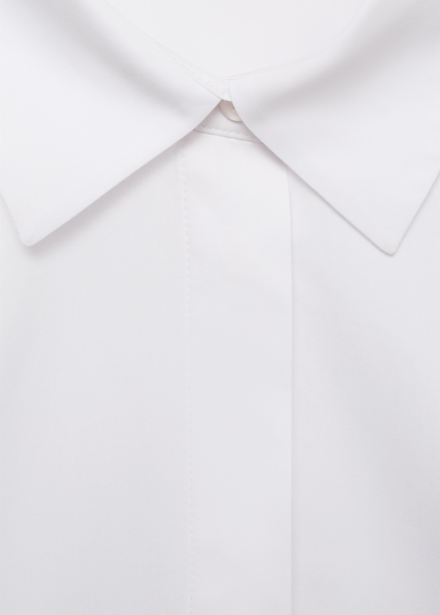 Camicia crop in popeline - Dettaglio dell'articolo 8