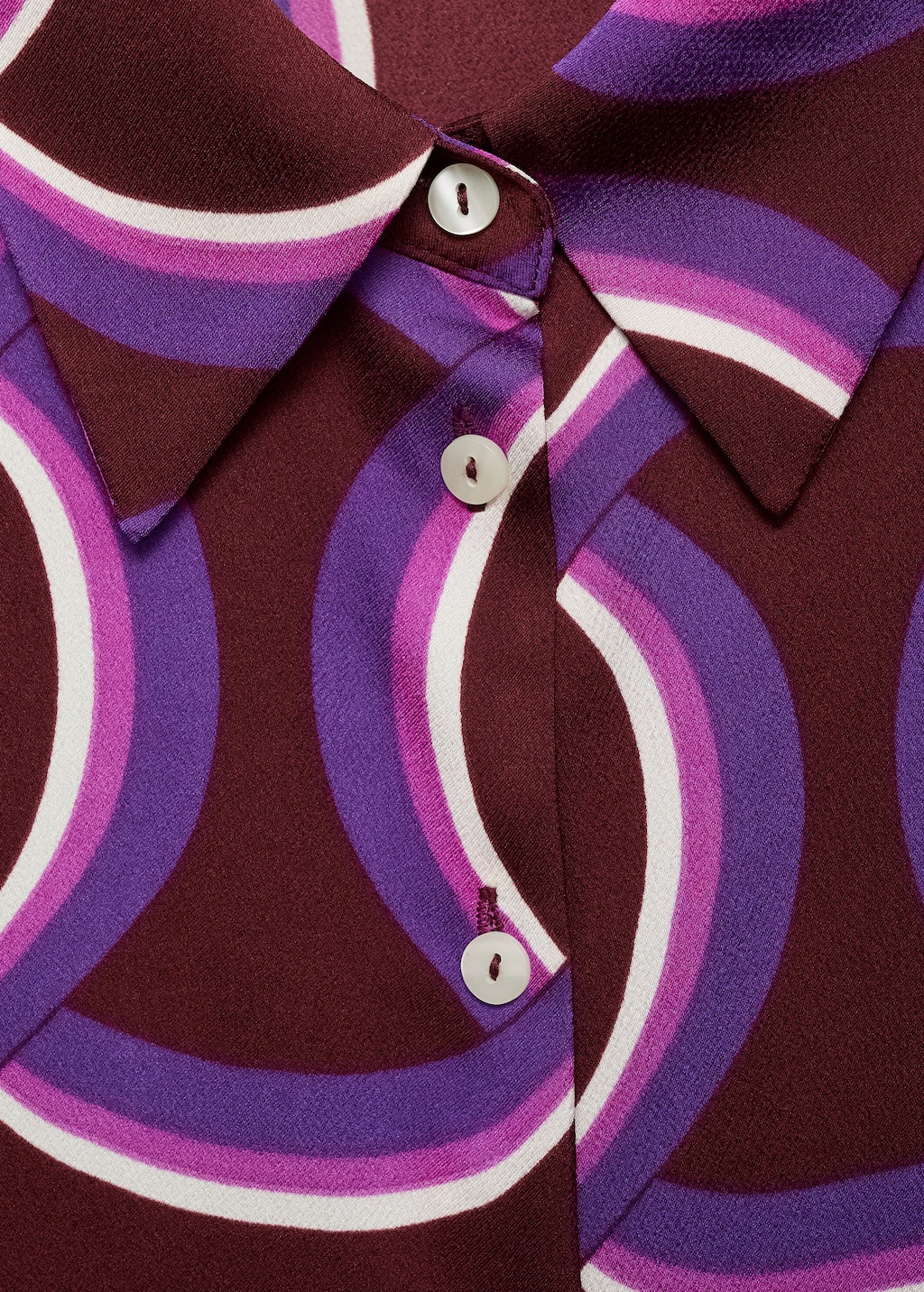 Shirt with abstract print