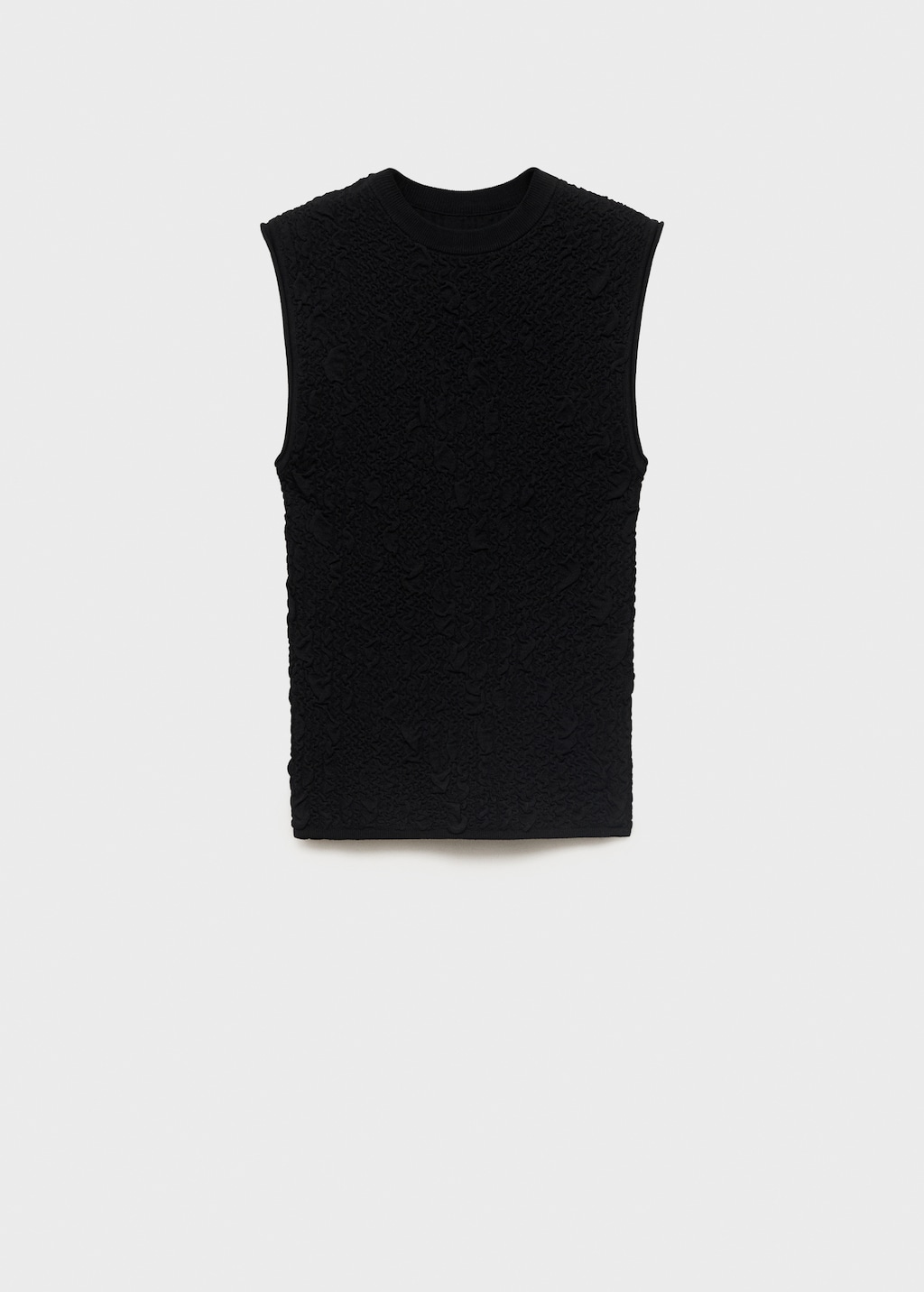 Mango Textured crepe top