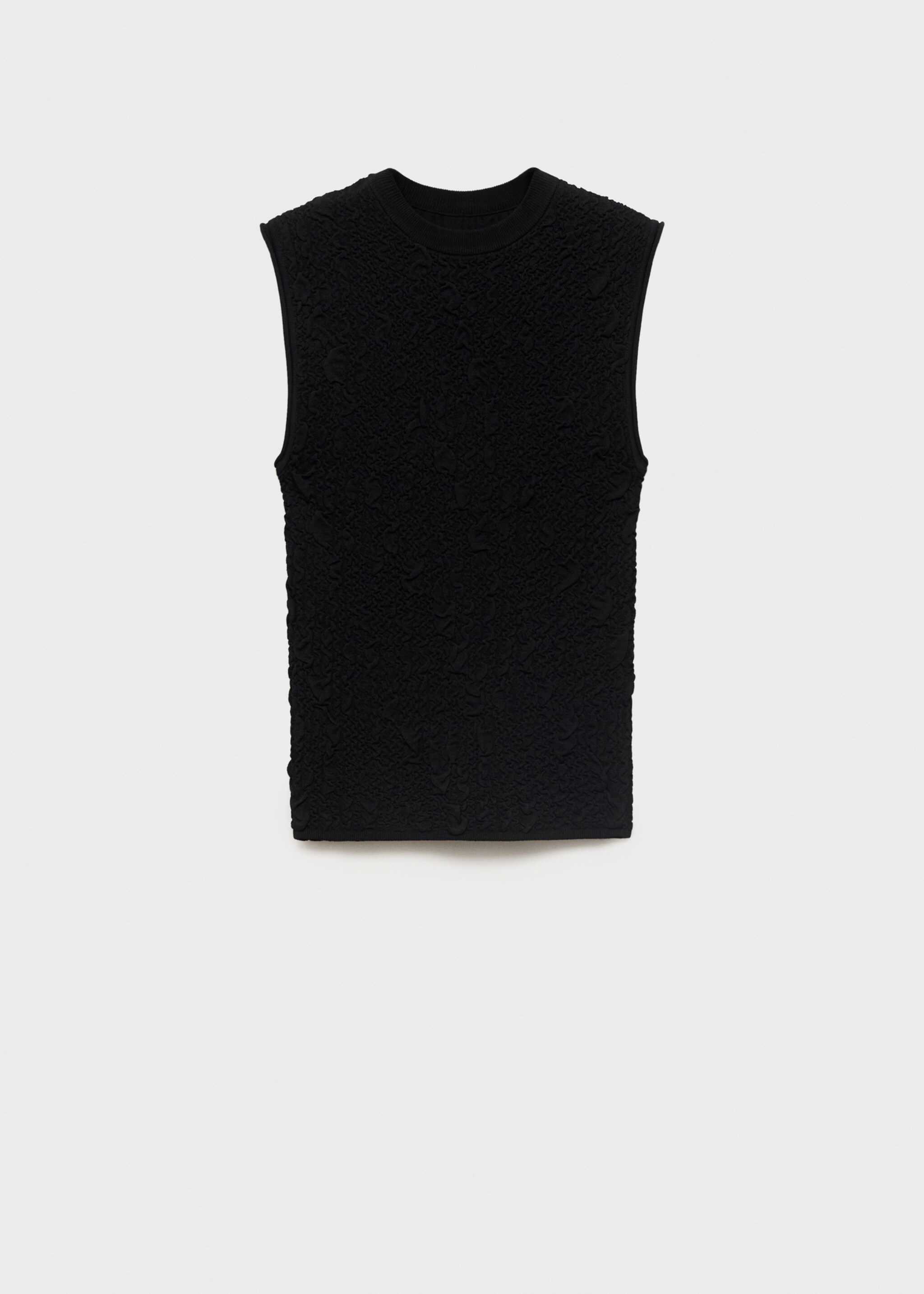 Textured crepe top - Article without model
