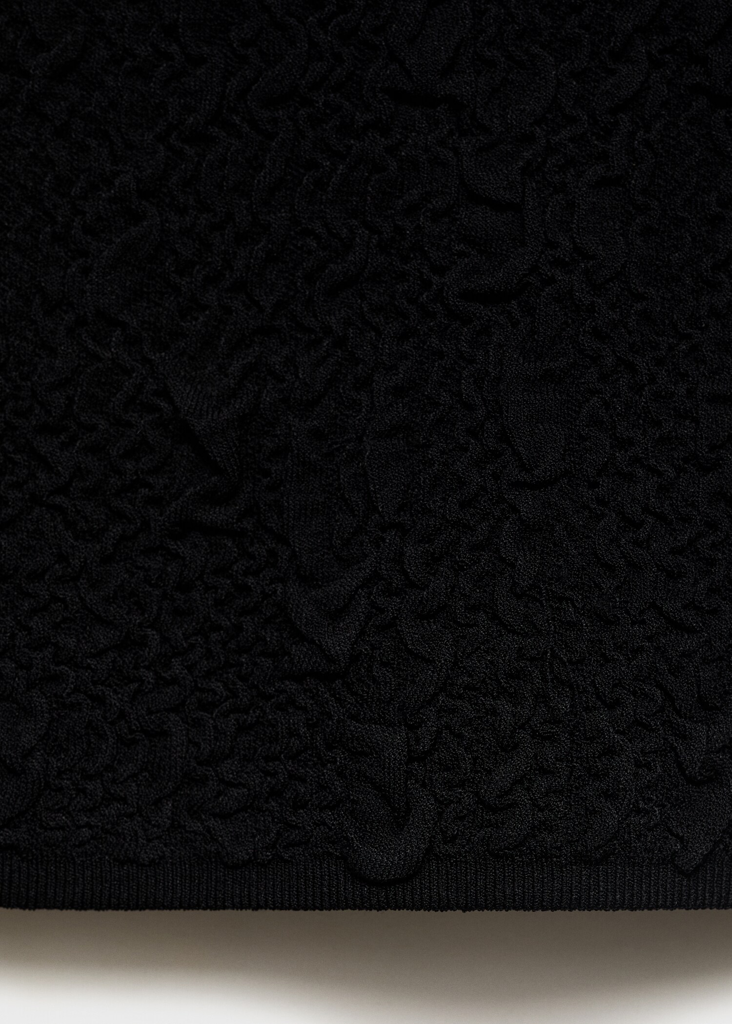 Textured crepe top - Details of the article 0