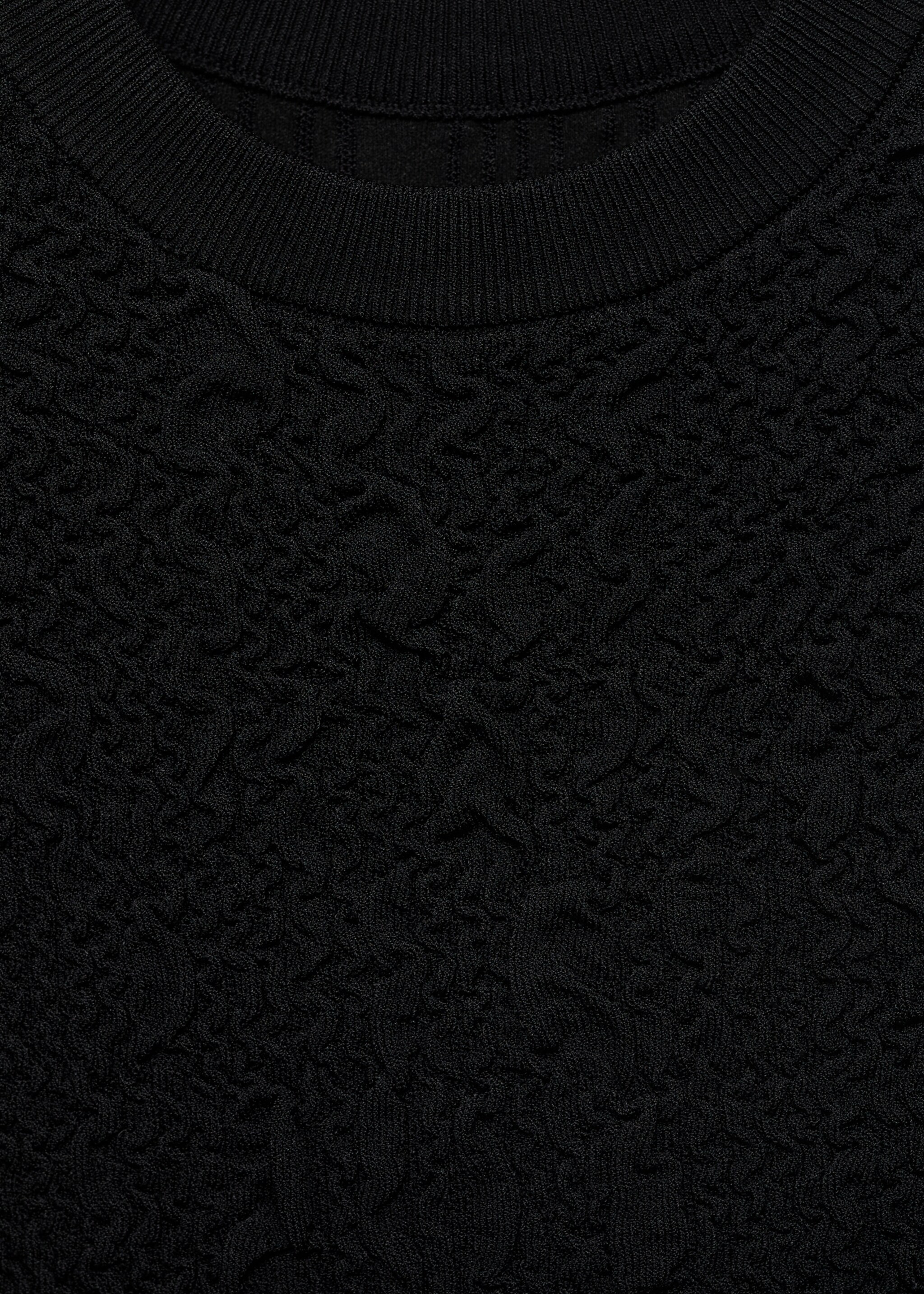 Textured crepe top - Details of the article 8