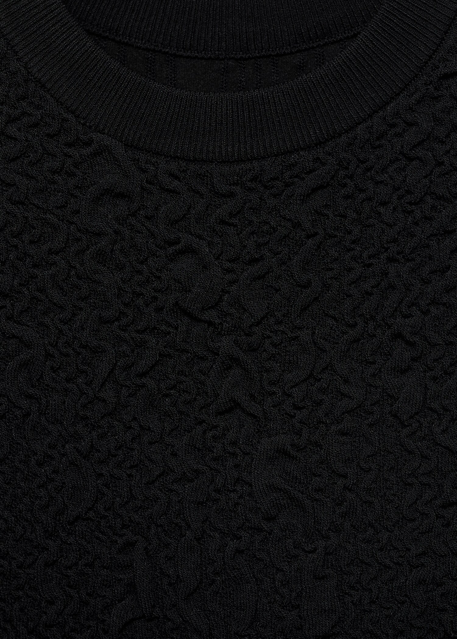 Textured crepe top - Details of the article 8