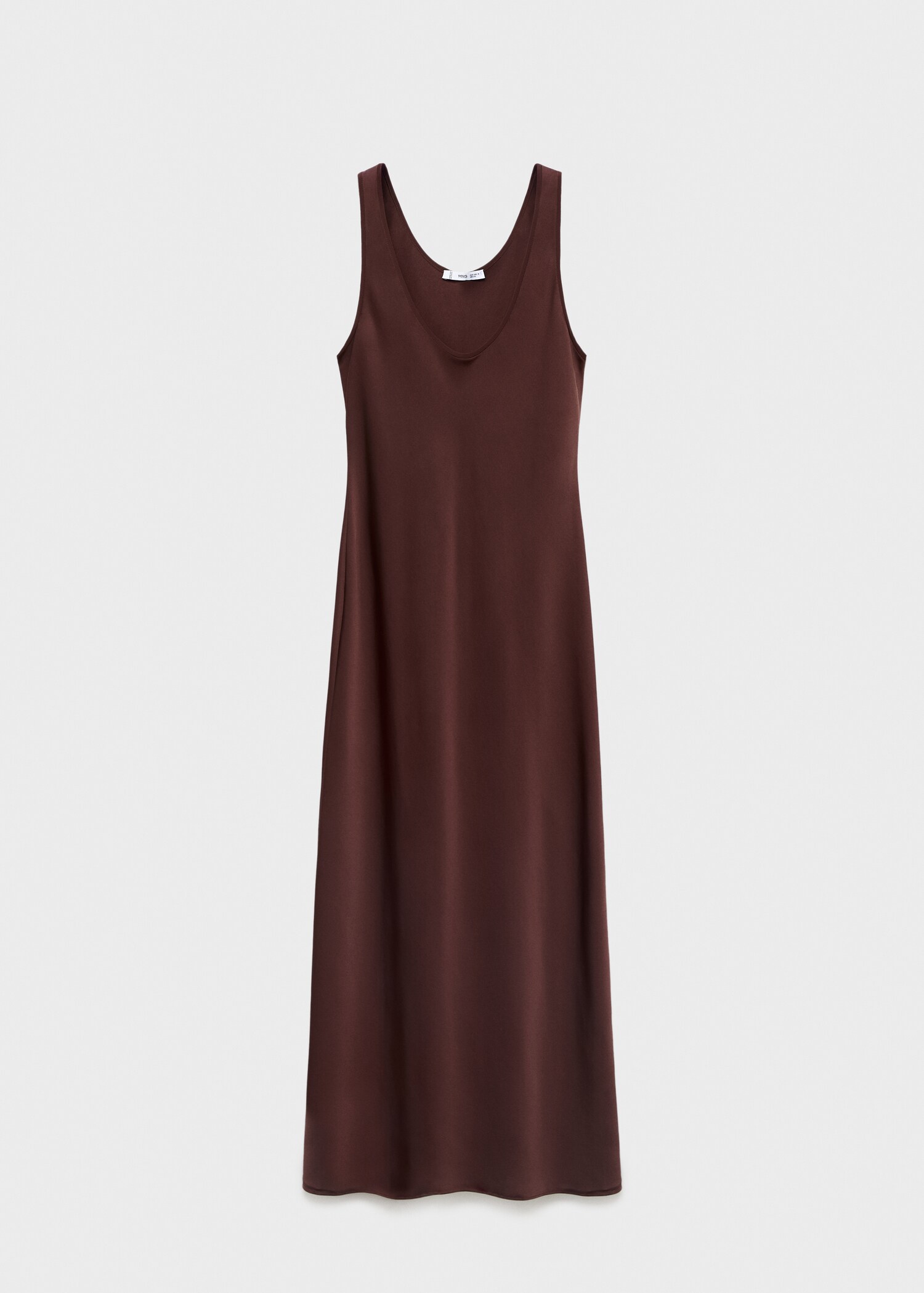 Long satin dress - Article without model