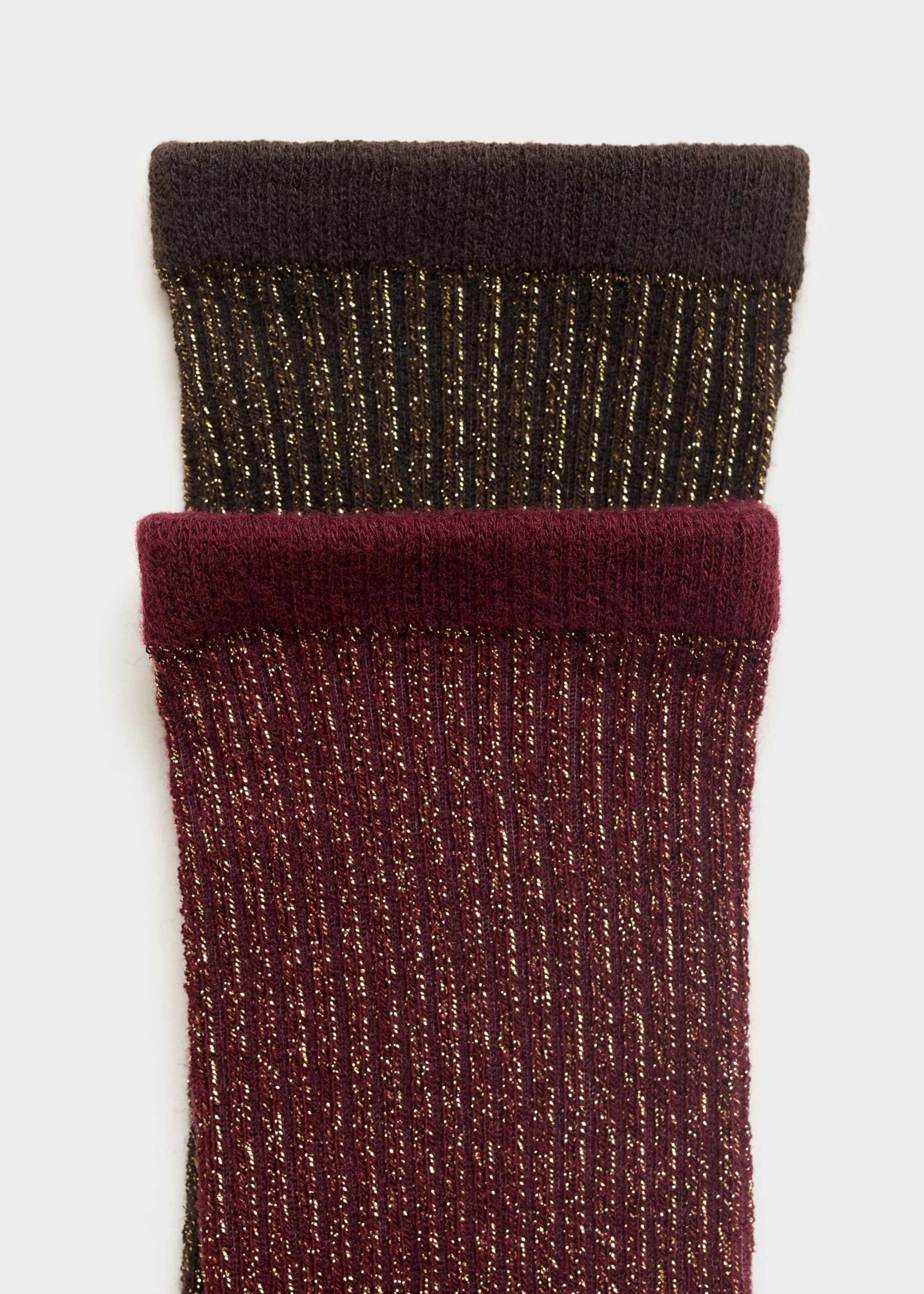 2 pack lurex socks - Reverse of the article